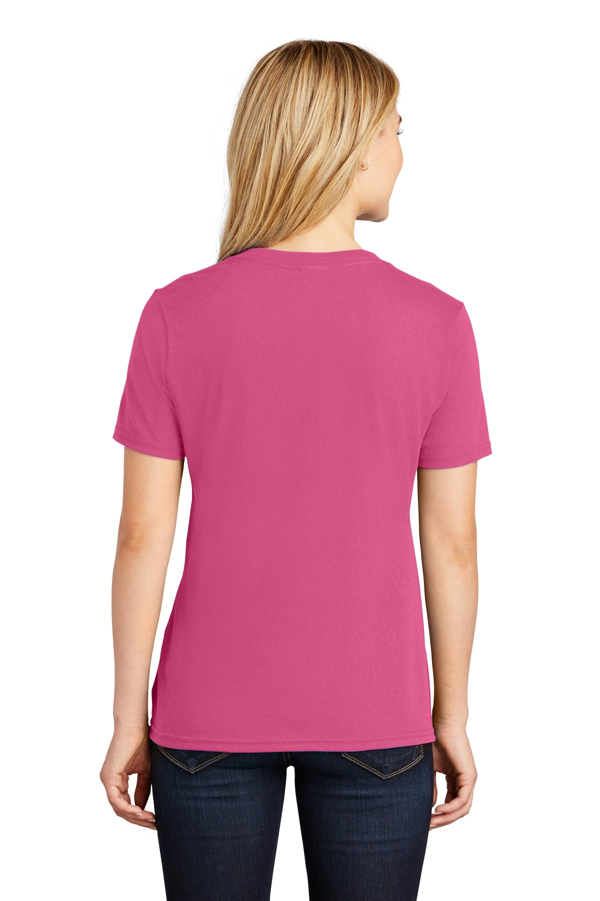 Port & Company Ladies Core Cotton V-Neck Tee