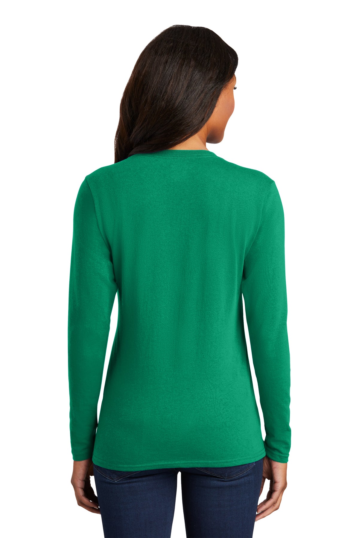 Port & Company Ladies Long Sleeve Core Cotton Tee