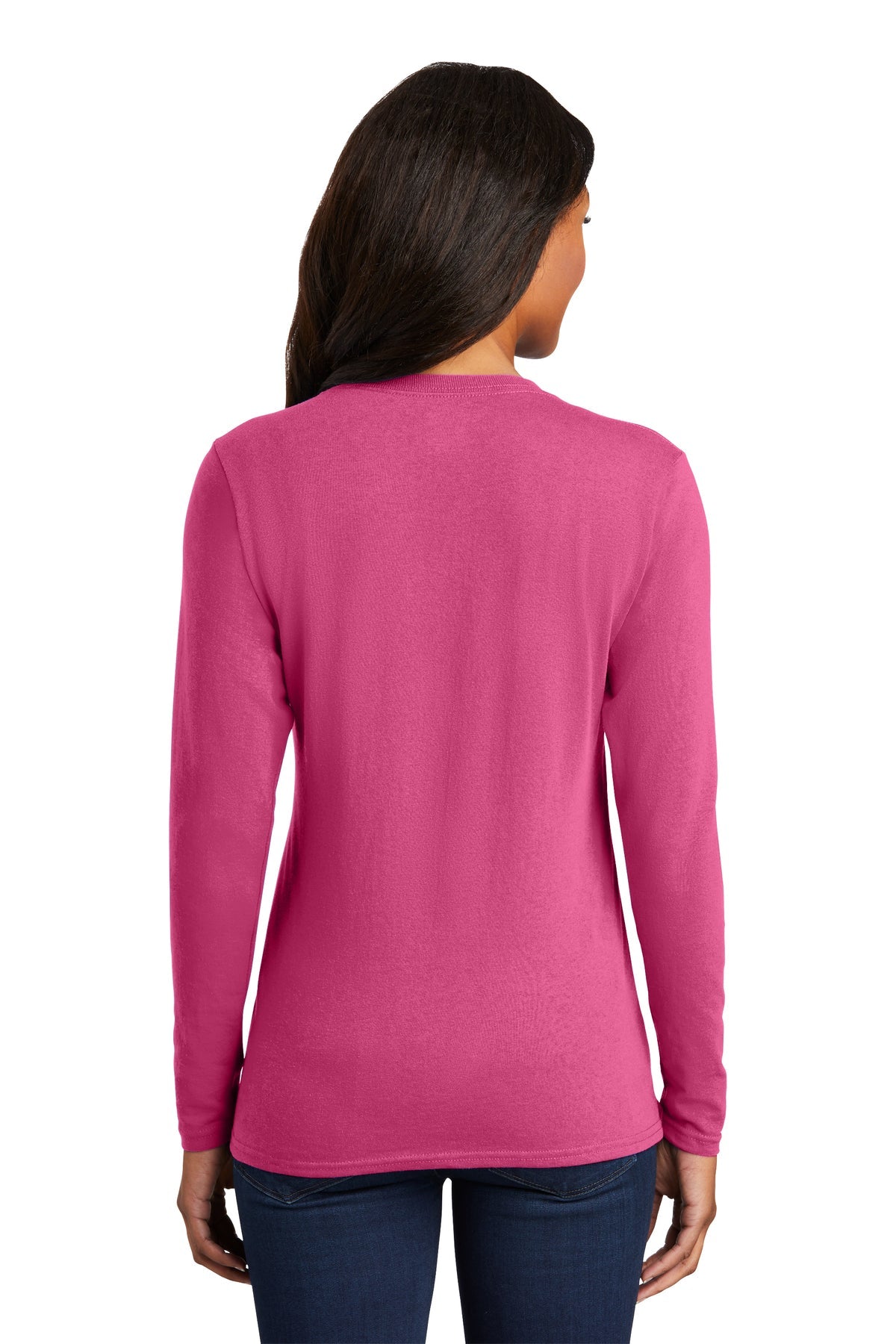Port & Company Ladies Long Sleeve Core Cotton Tee