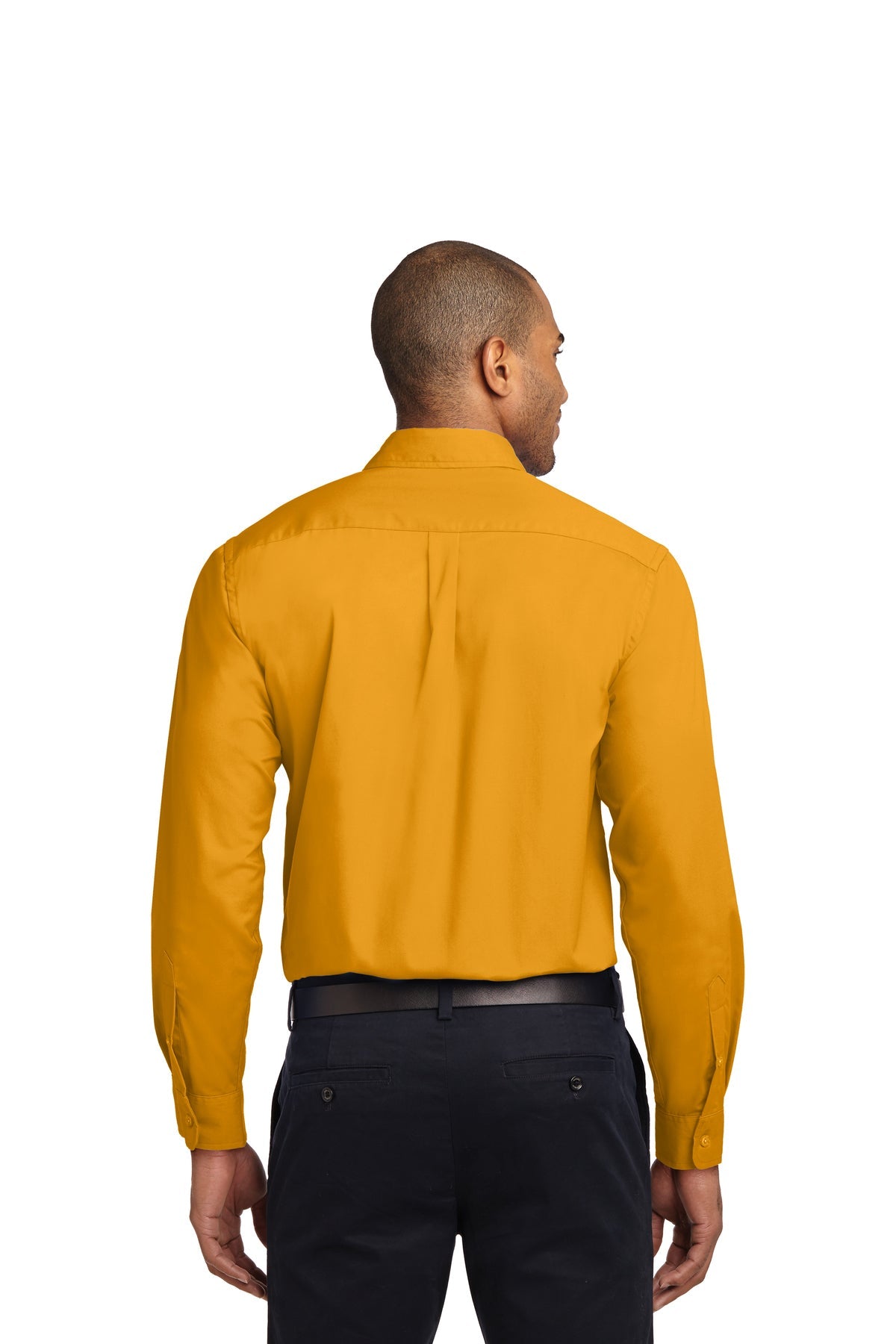 port authority_s608es _athletic gold/light stone_company_logo_button downs