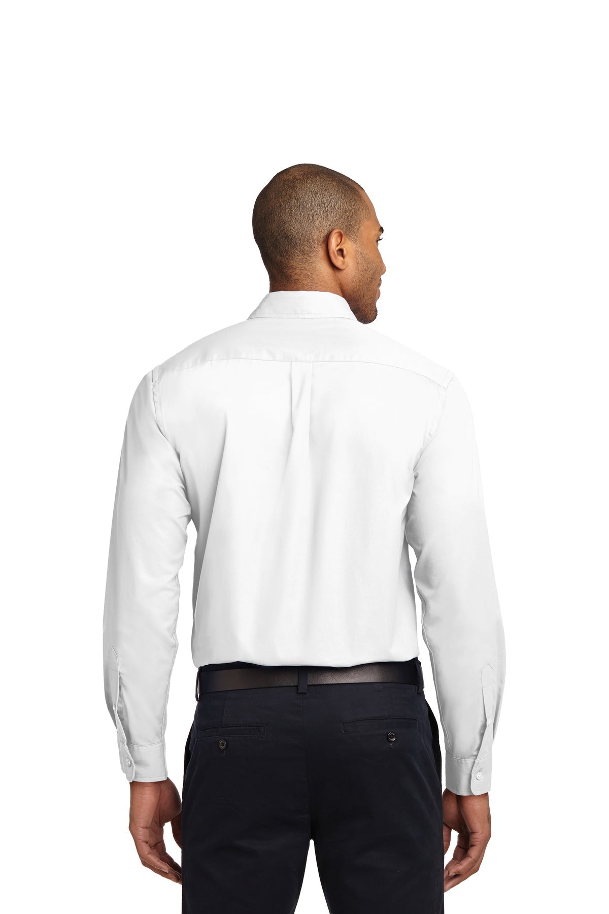 port authority_s608es _white/ light stone*_company_logo_button downs