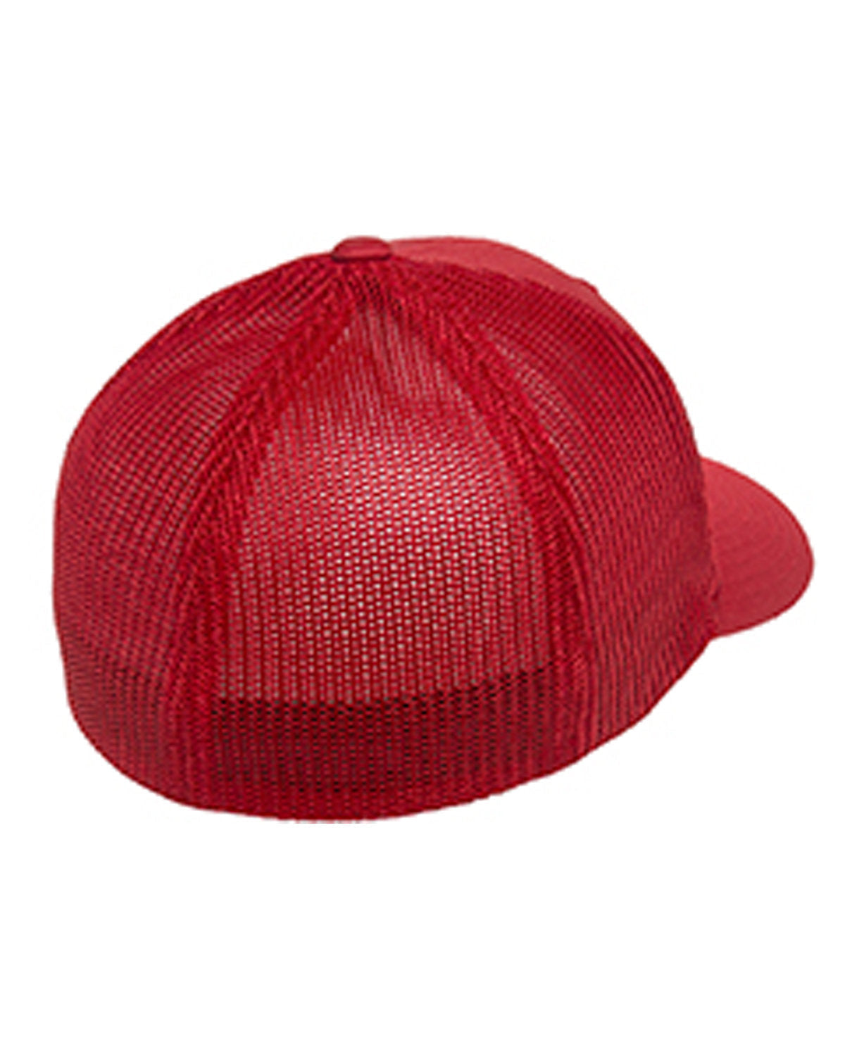 Flexfit 6-Panel Trucker Customized Caps, Red