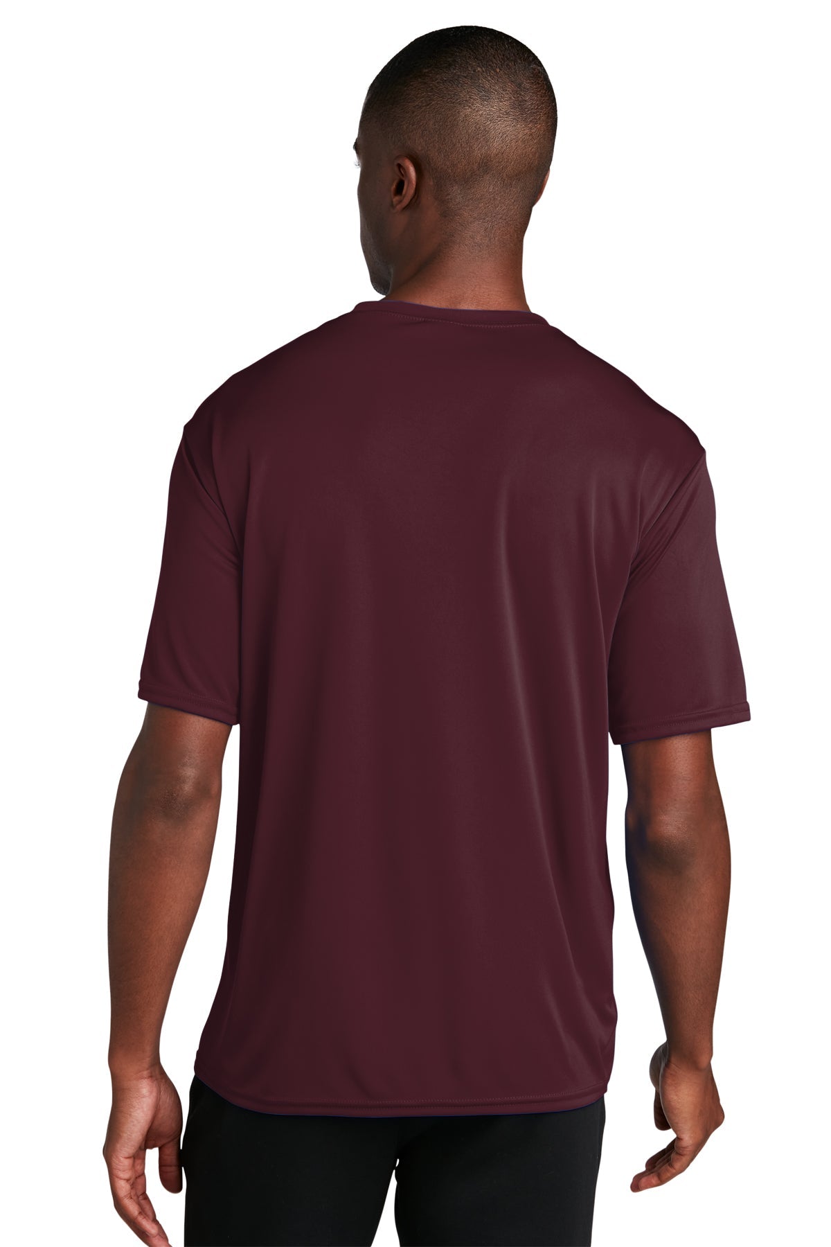 Port & Company Performance Branded Tee's, Athletic Maroon