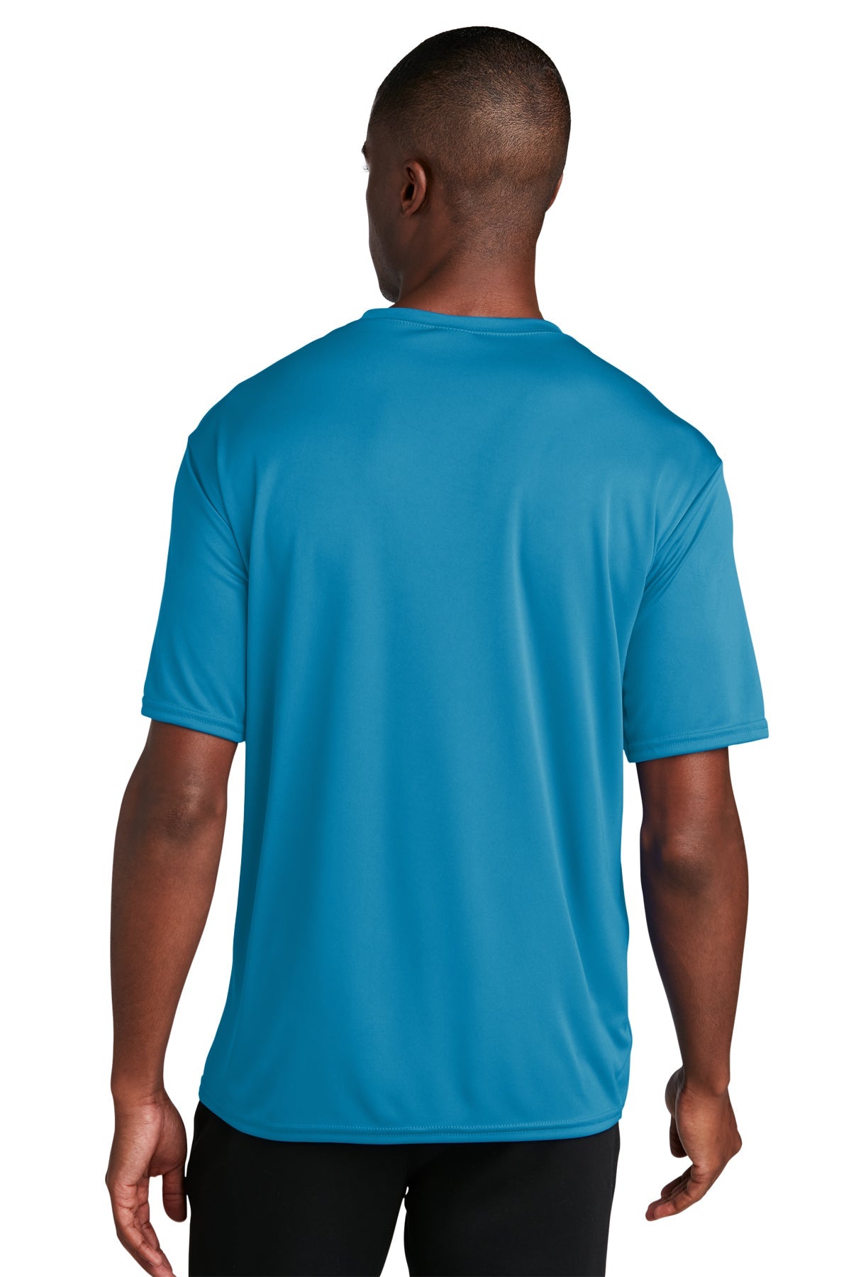 Port & Company Performance Customized Tee's, Neon Blue