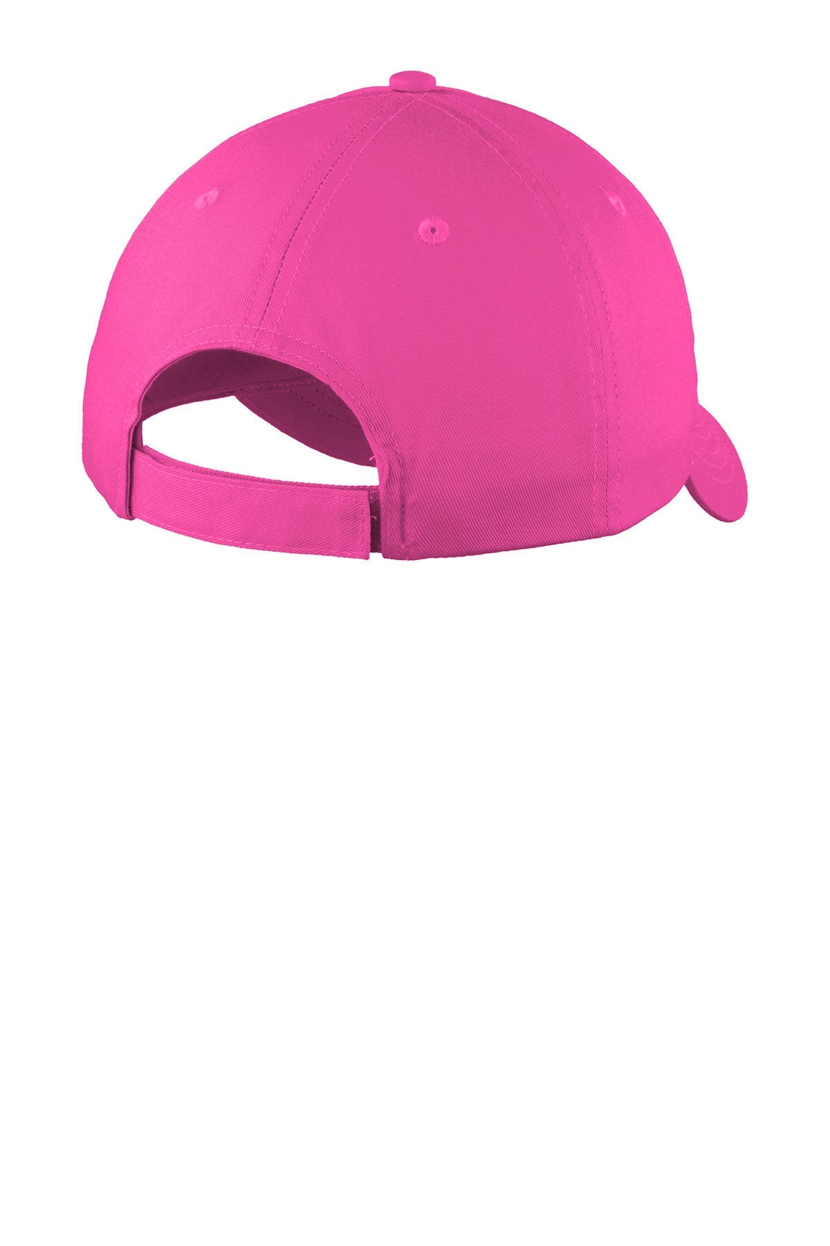 Port Authority Six Panel Twill Customized Caps, Sangria