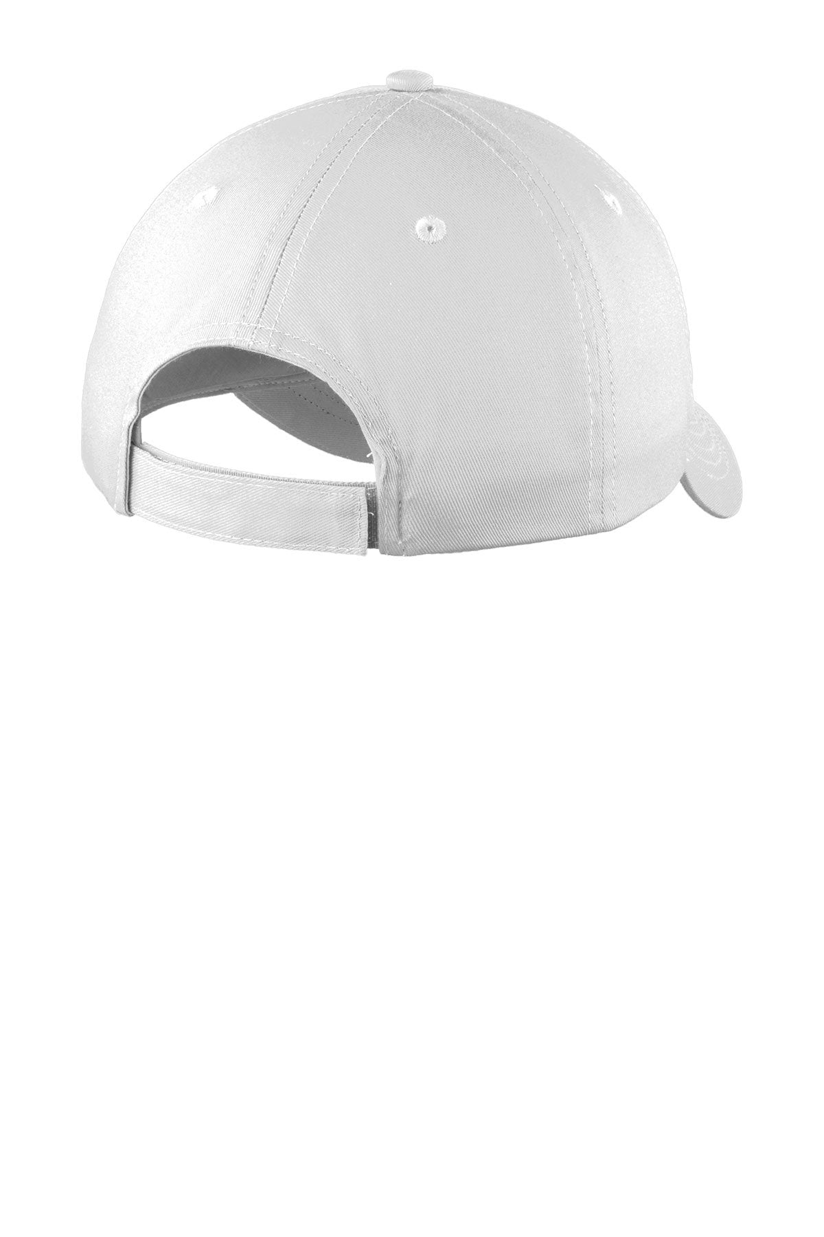Port Authority Six Panel Twill Customized Caps, White