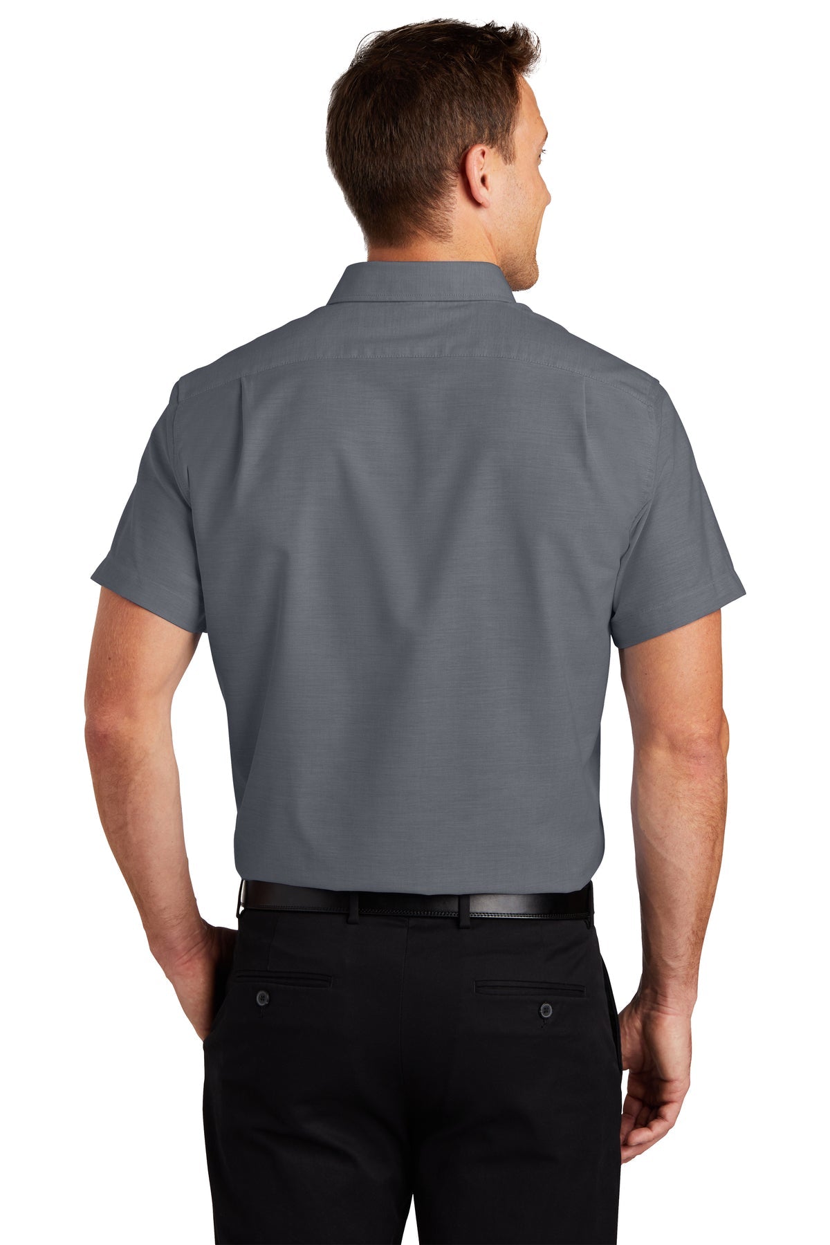 port authority_s659 _black_company_logo_button downs