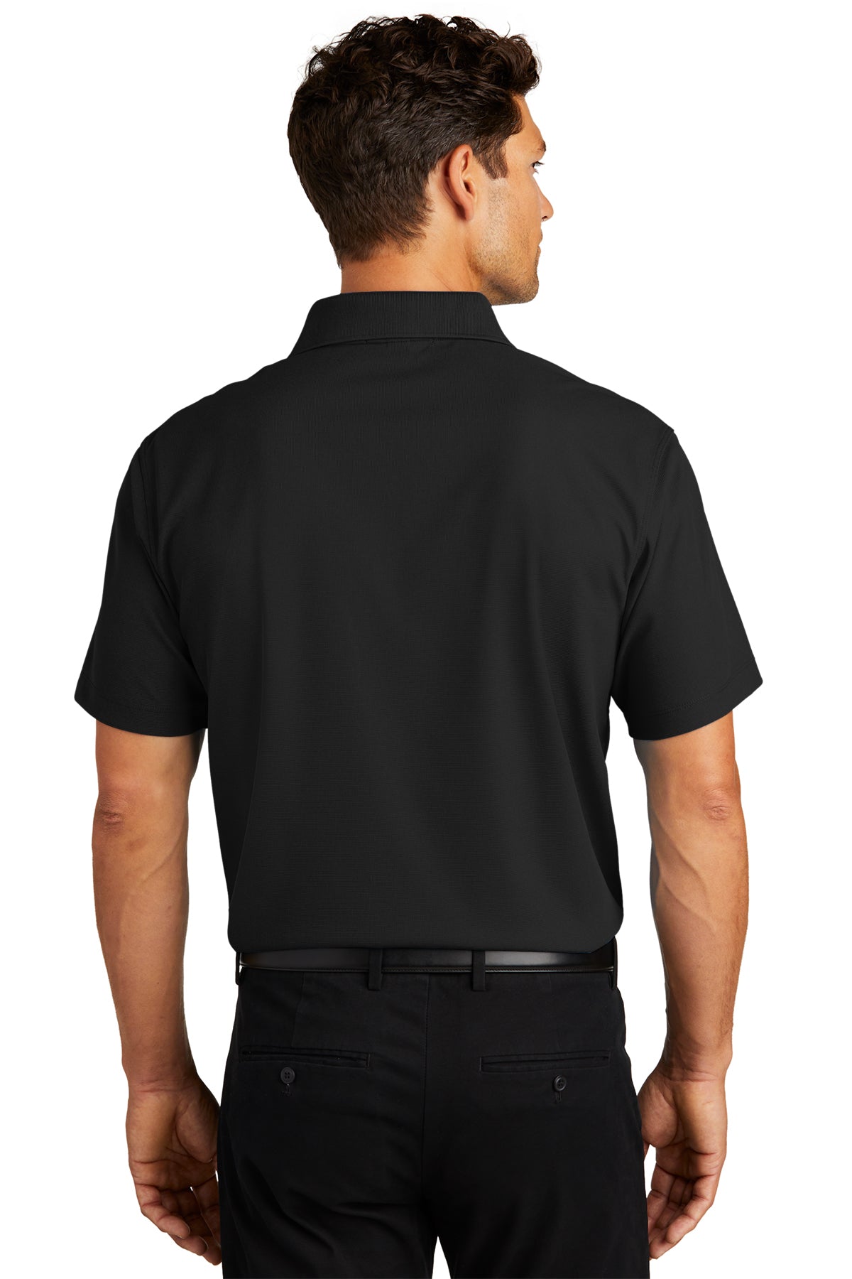 port authority_k572 _black_company_logo_polos