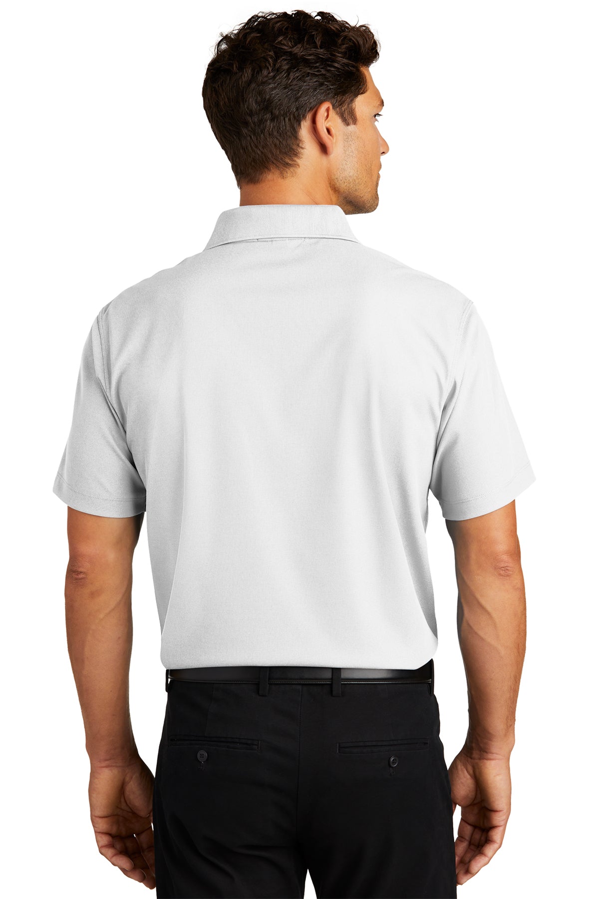 Port Authority Dry Zone Customized Grid Polos, White [Osage LLC]