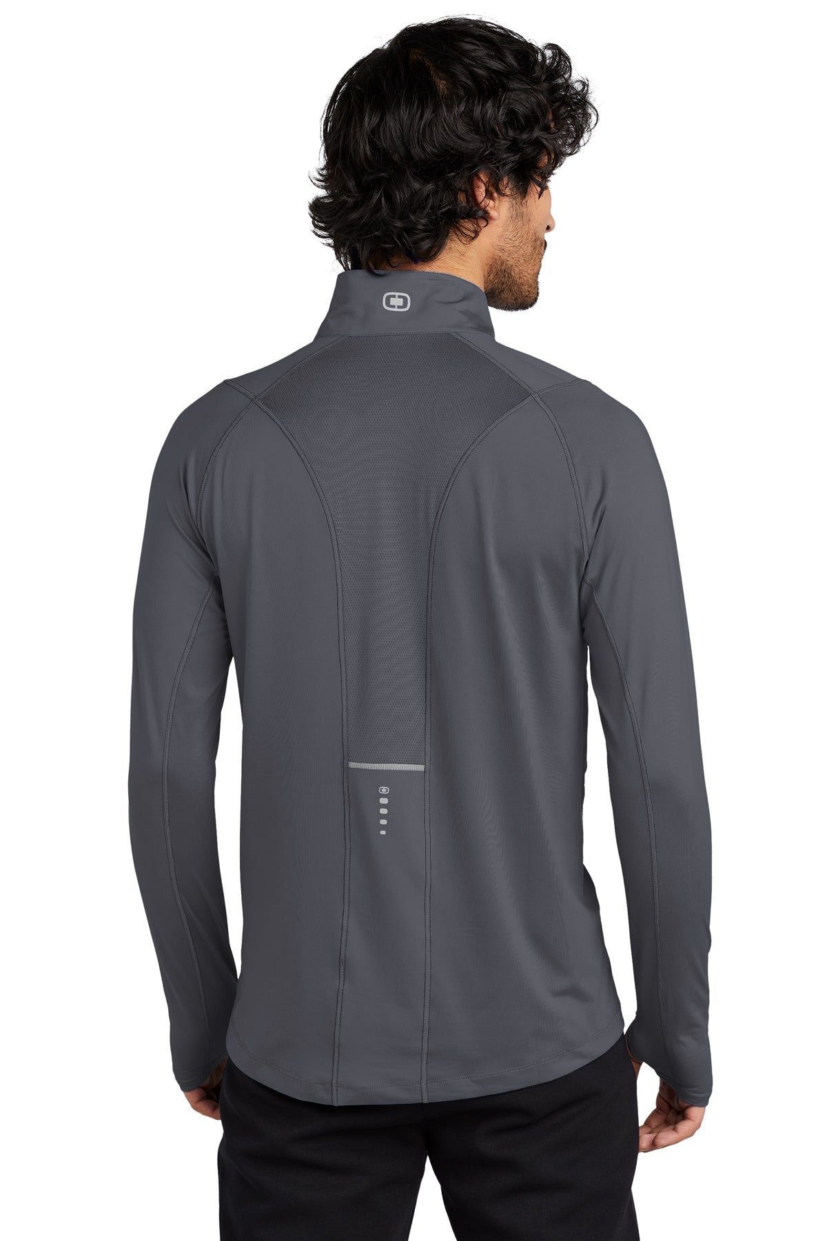 OGIO ENDURANCE Nexus Custom Quarter Zips, Gear Grey