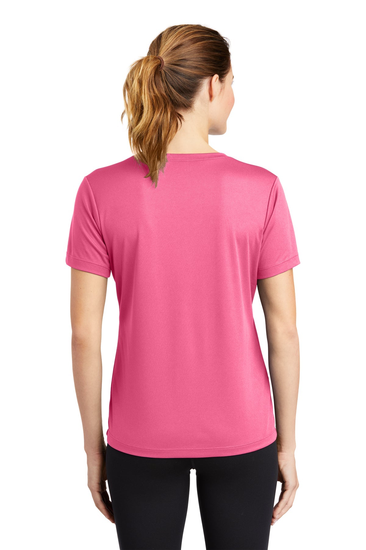 Sport-Tek Ladies PosiCharge RacerMesh V-Neck Tee