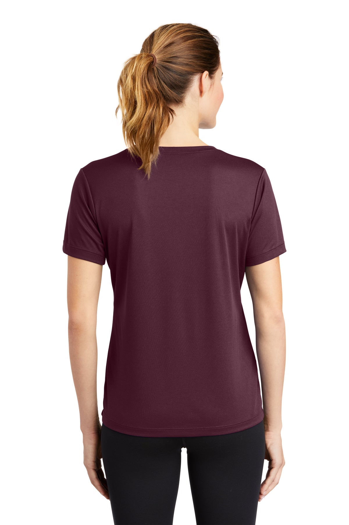 Sport-Tek Ladies PosiCharge RacerMesh V-Neck Tee