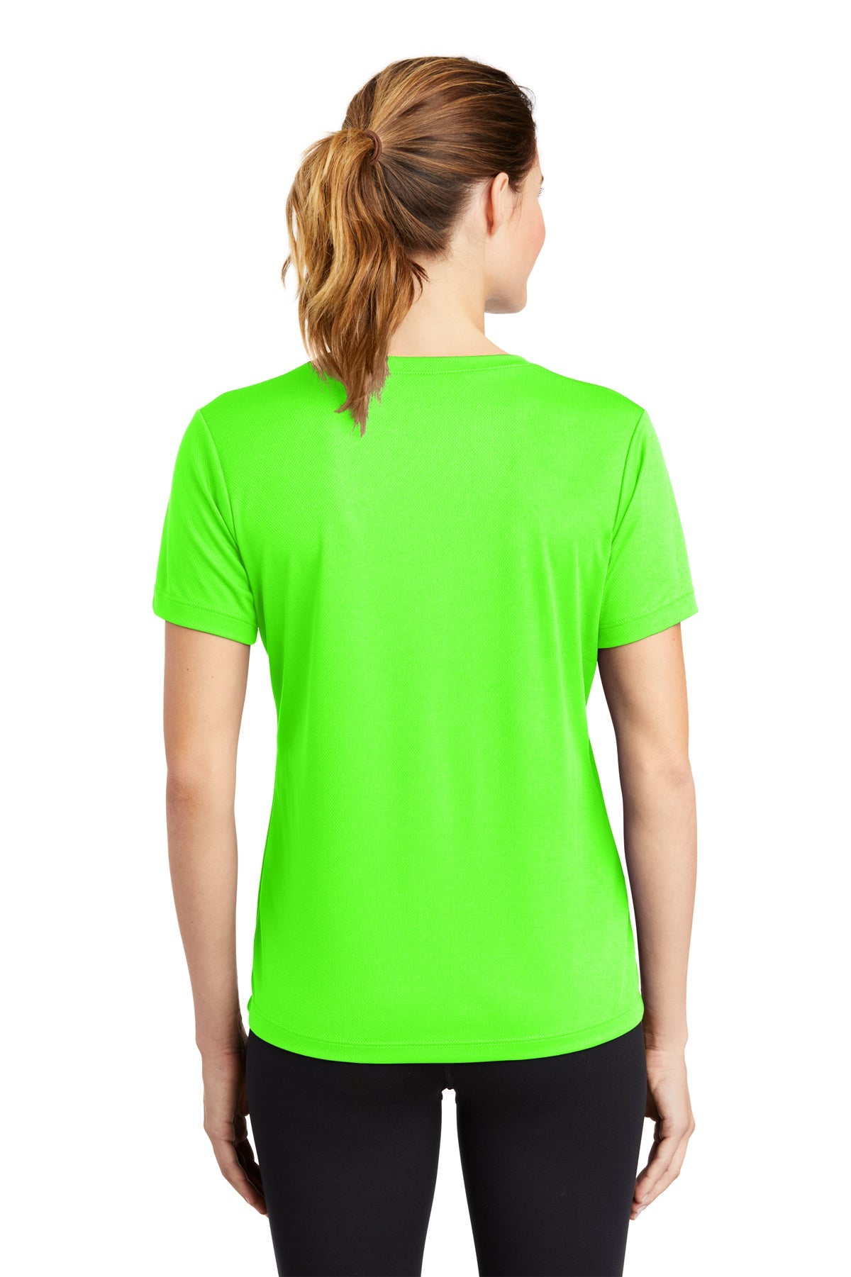 Sport-Tek Ladies PosiCharge RacerMesh V-Neck Tee