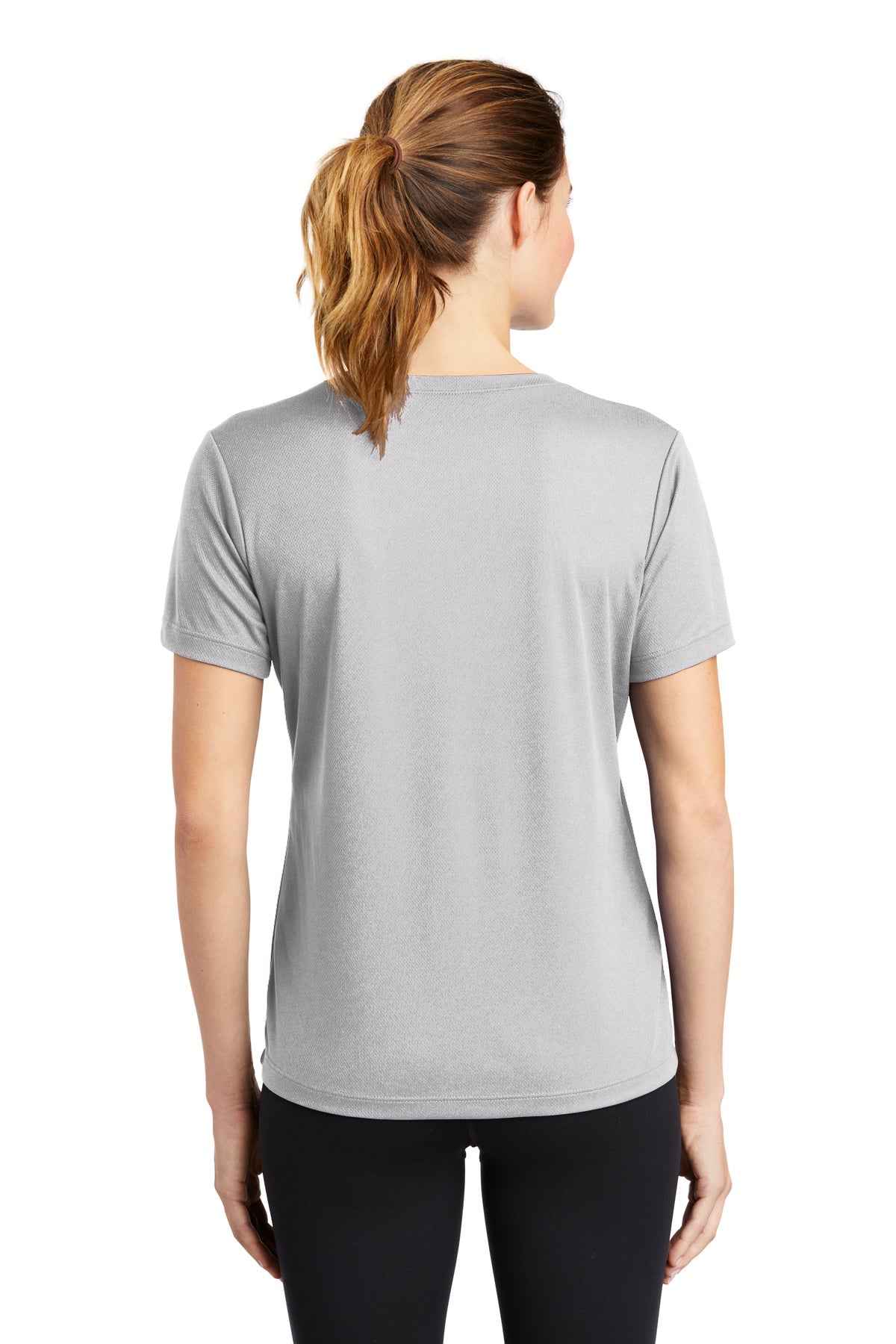 Sport-Tek Ladies PosiCharge RacerMesh V-Neck Tee