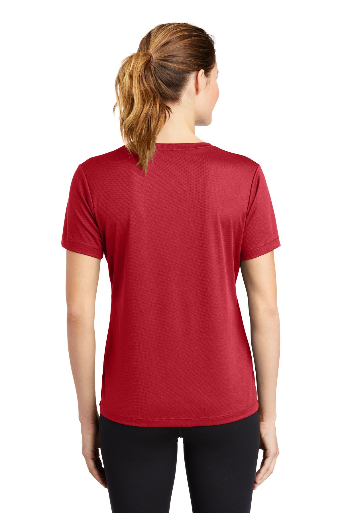 Sport-Tek Ladies PosiCharge RacerMesh V-Neck Tee