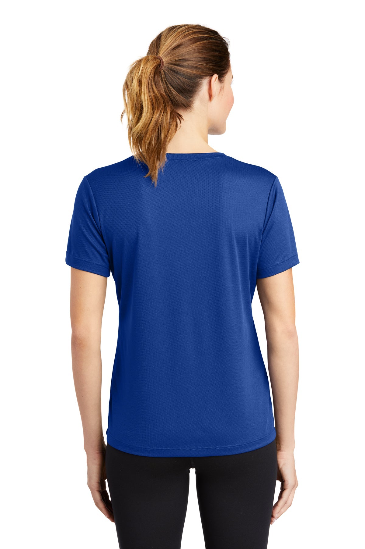 Sport-Tek Ladies PosiCharge RacerMesh V-Neck Tee
