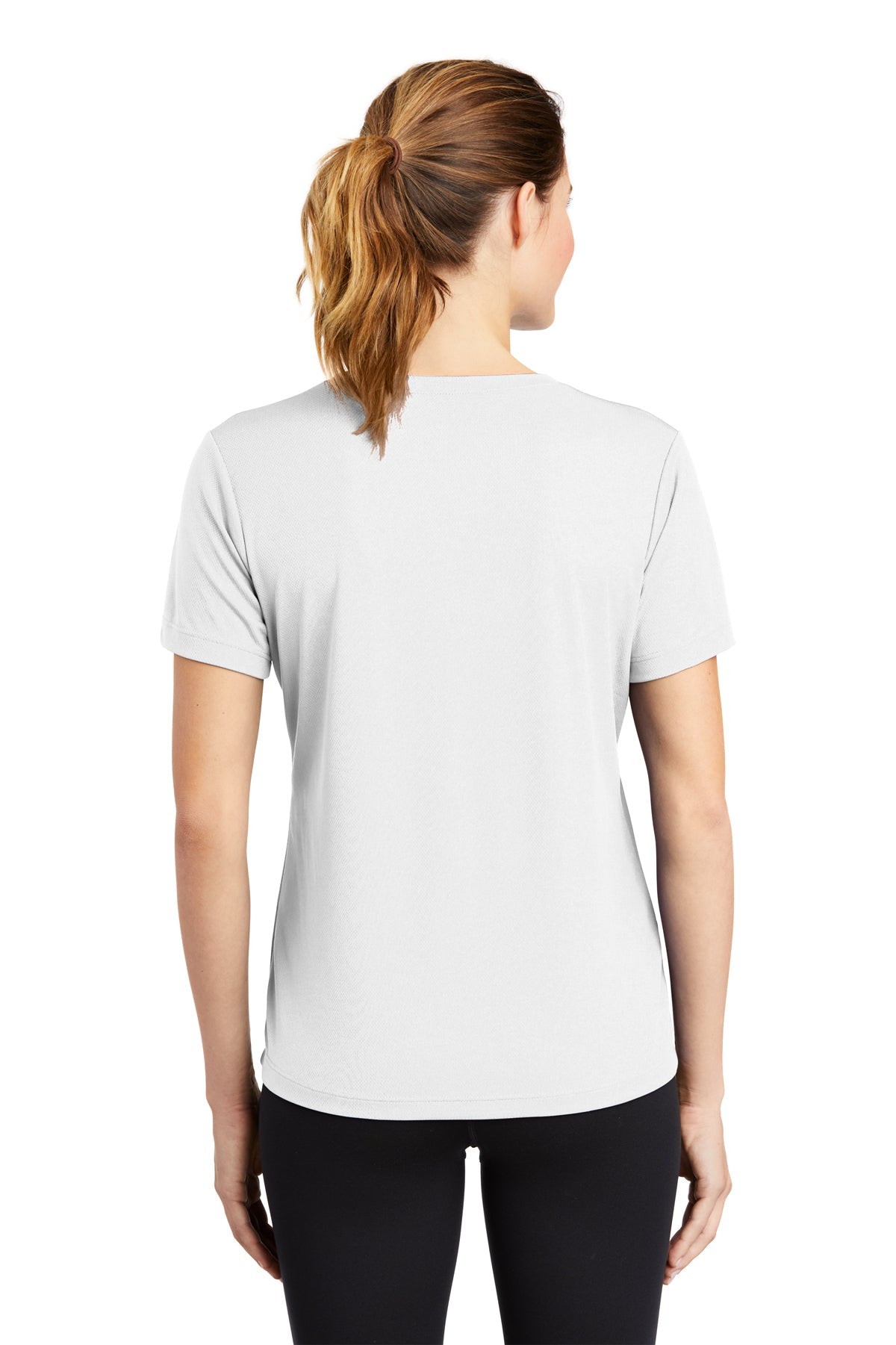 Sport-Tek Ladies PosiCharge RacerMesh V-Neck Tee