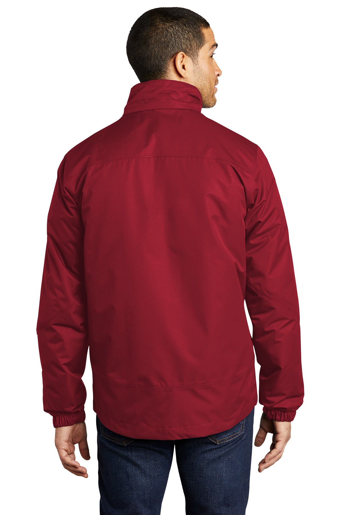 port authority_j332 _rich red/ black_company_logo_jackets