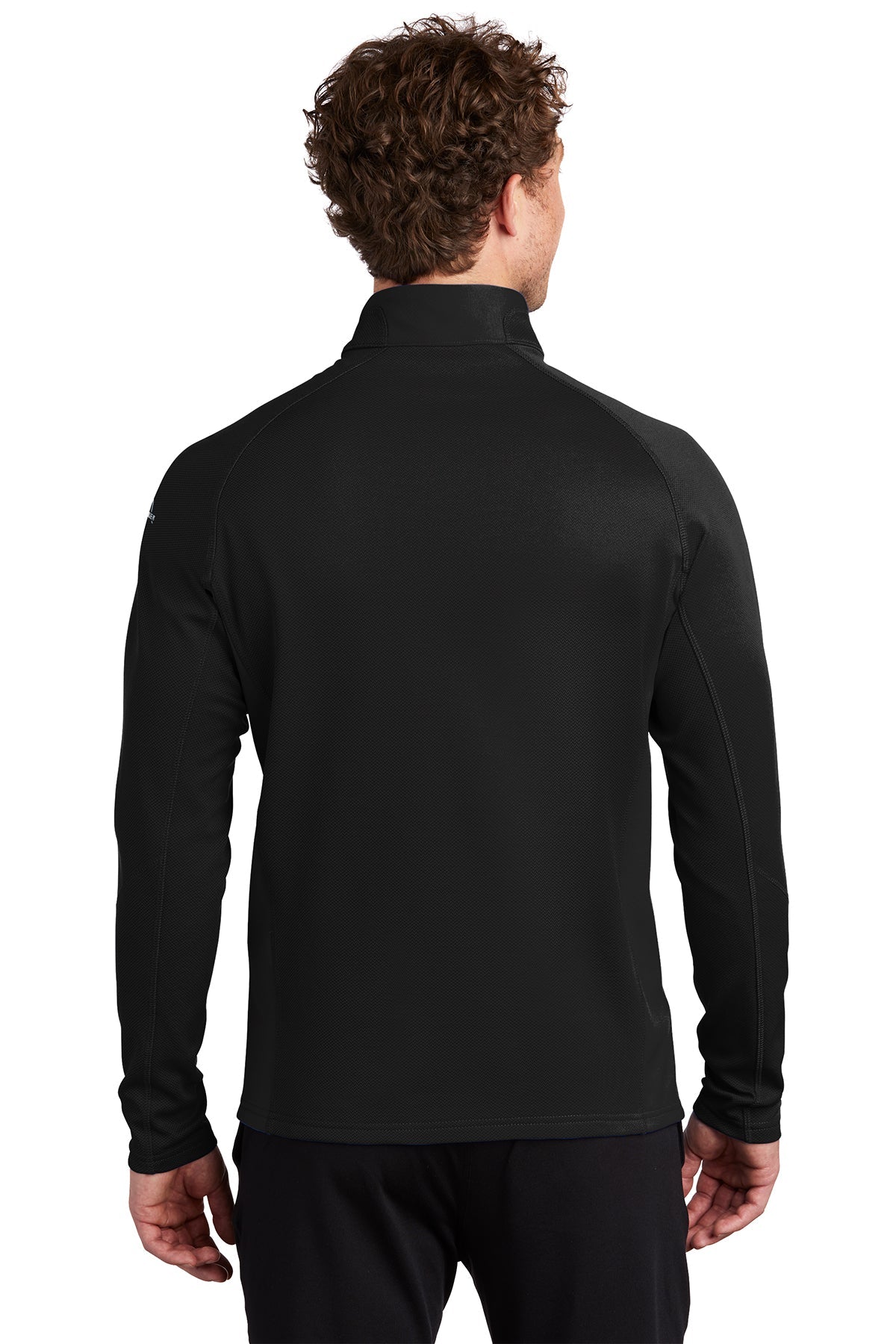 eddie bauer_eb234 _black_company_logo_sweatshirts