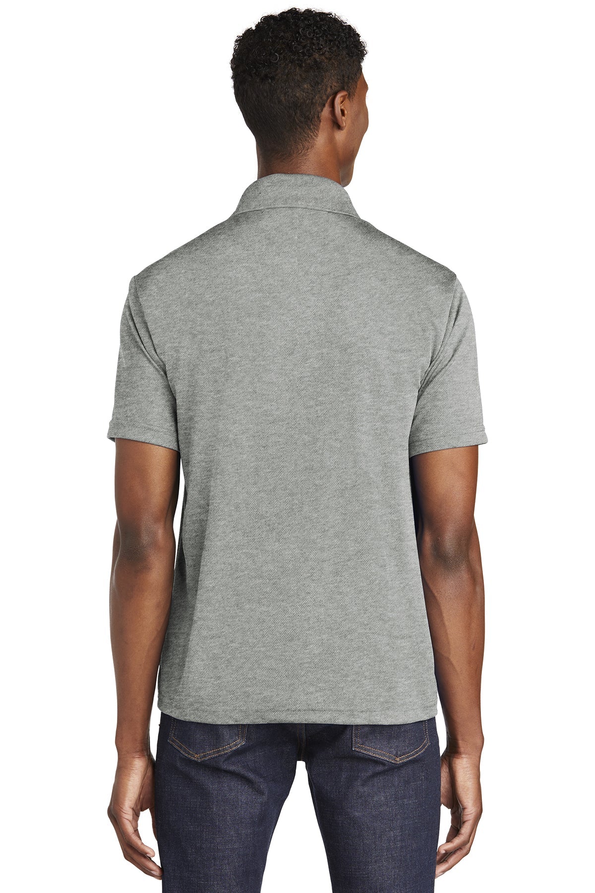 Sport-Tek PosiCharge Customized RacerMesh Polos, Grey Heather [Ken Anderson Alliance]