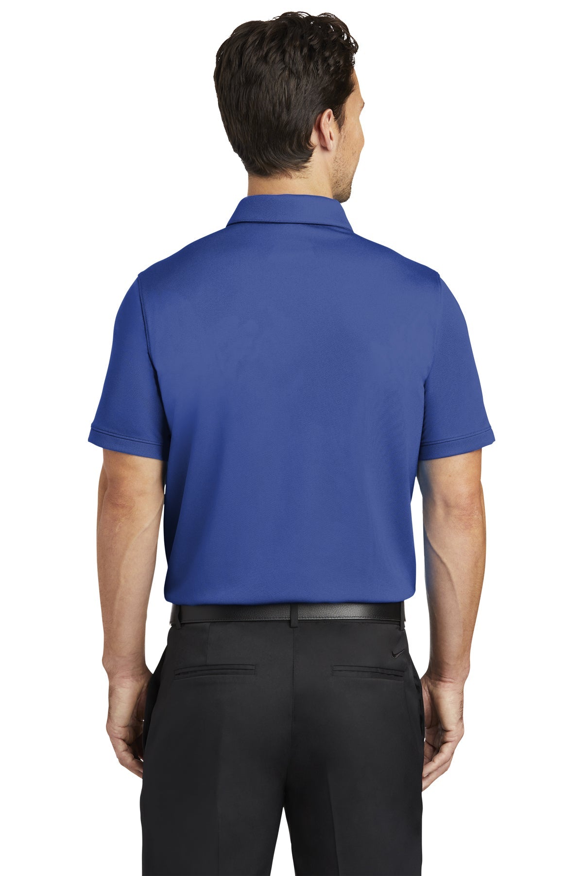 Nike Dri-FIT Icon Pique Modern Fit Custom Polos, Deep Royal Blue [Better World Books]