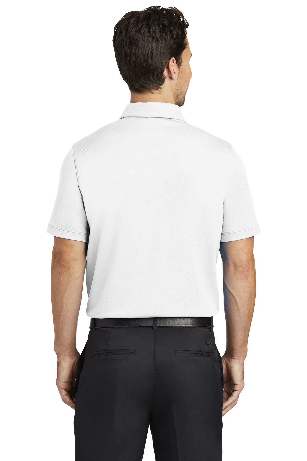 Nike Dri-FIT Icon Pique Modern Fit Custom Polos, White [Spring Meadow Nursery]