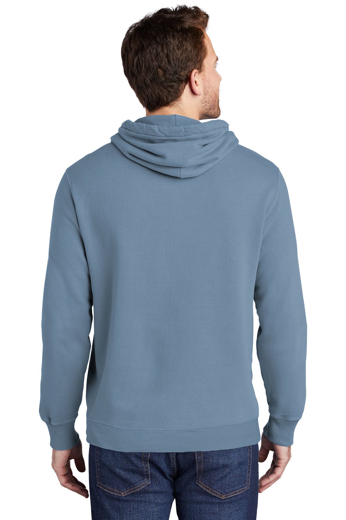 port & company_pc098h _denim blue_company_logo_sweatshirts