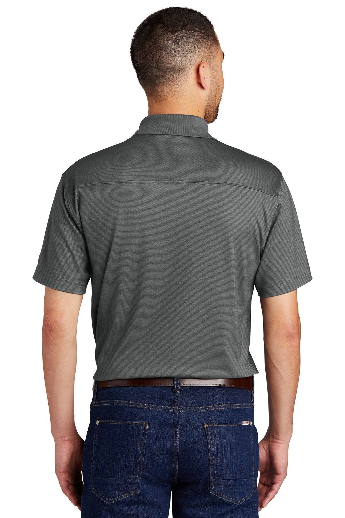 Eddie Bauer Custom Performance Polos, Grey Steel [SEB Professional]