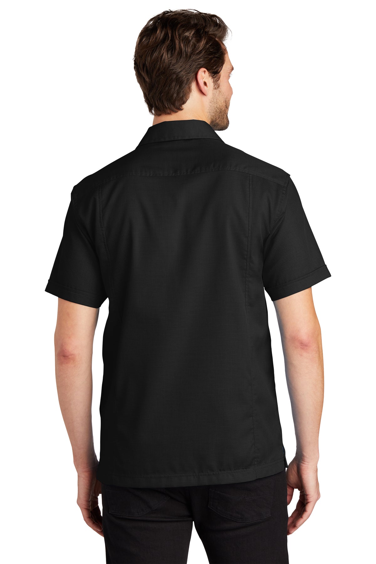 port authority_s662 _black_company_logo_button downs