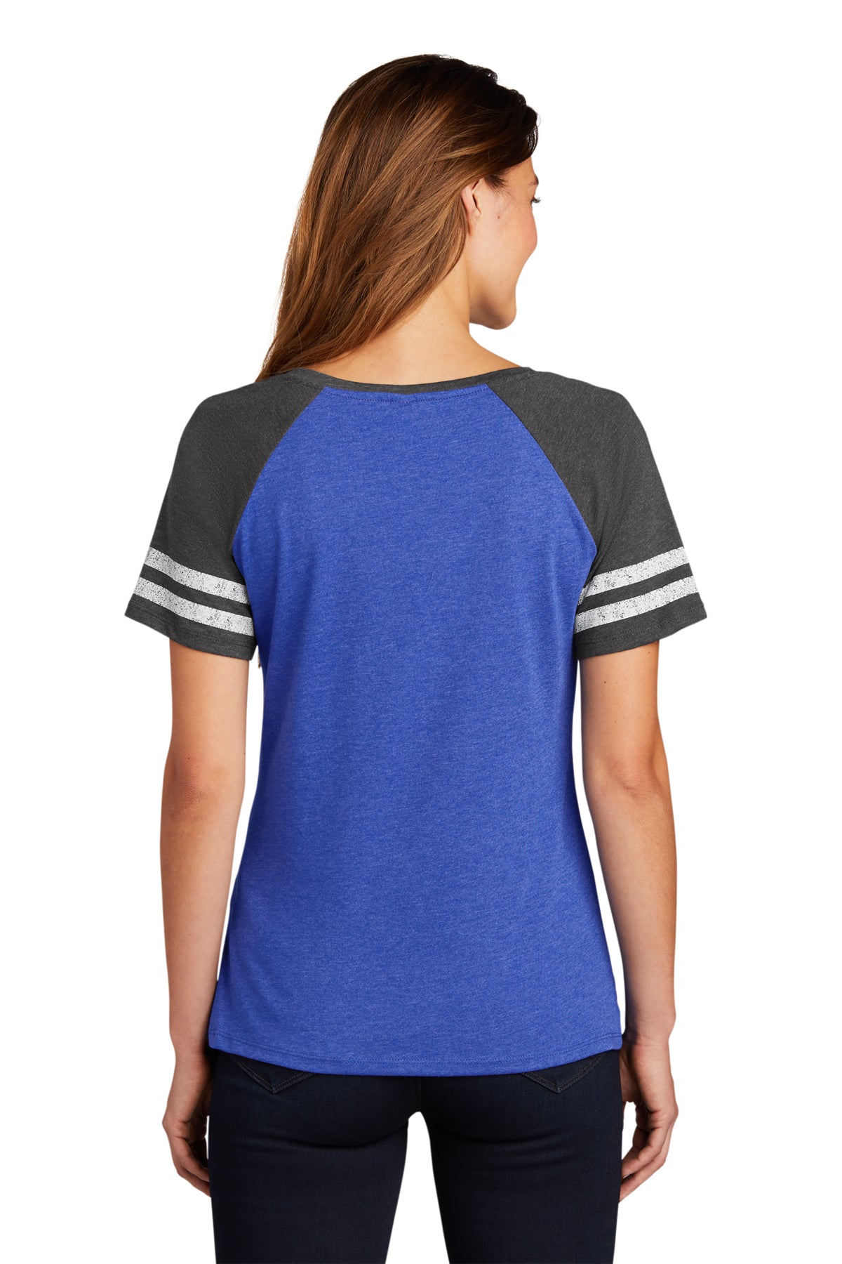 District Made Ladies Game V-Neck Tee