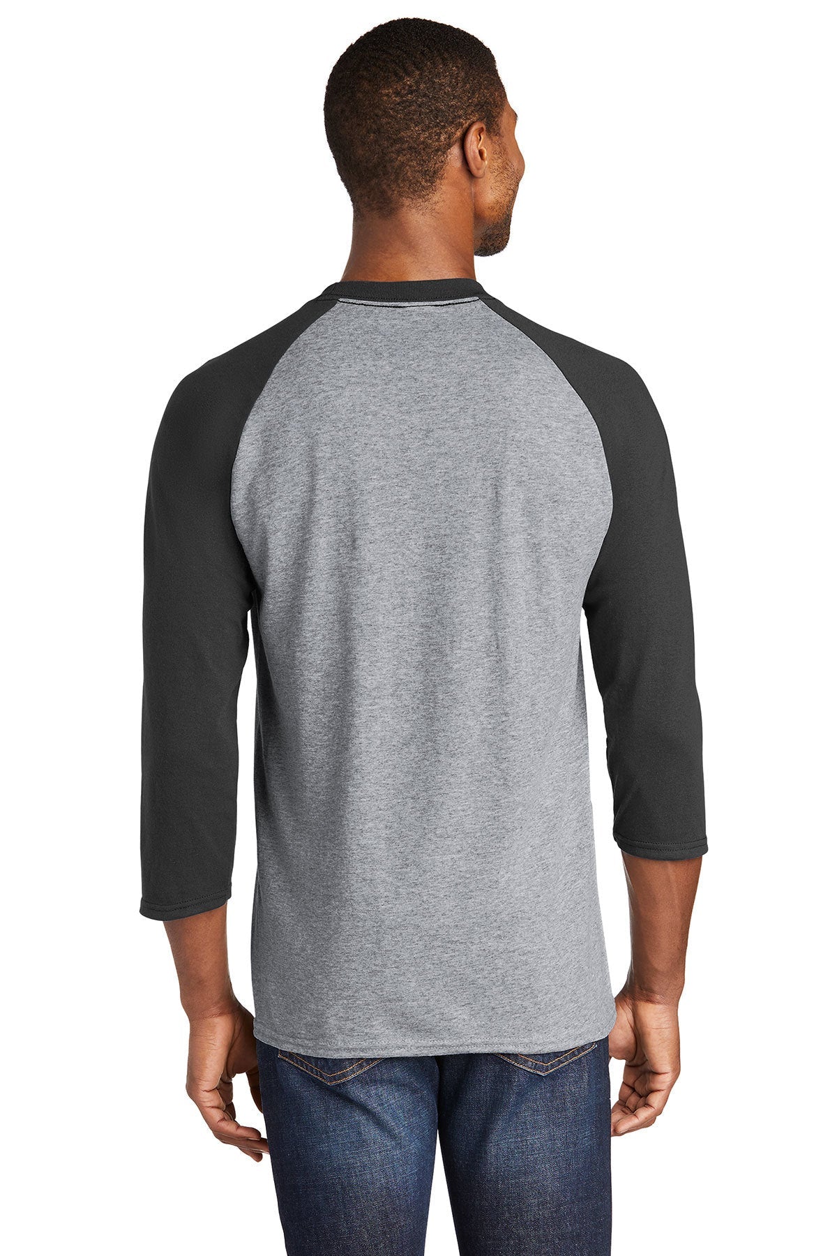 Port & Company Core Blend 3/4-Sleeve Raglan Tee