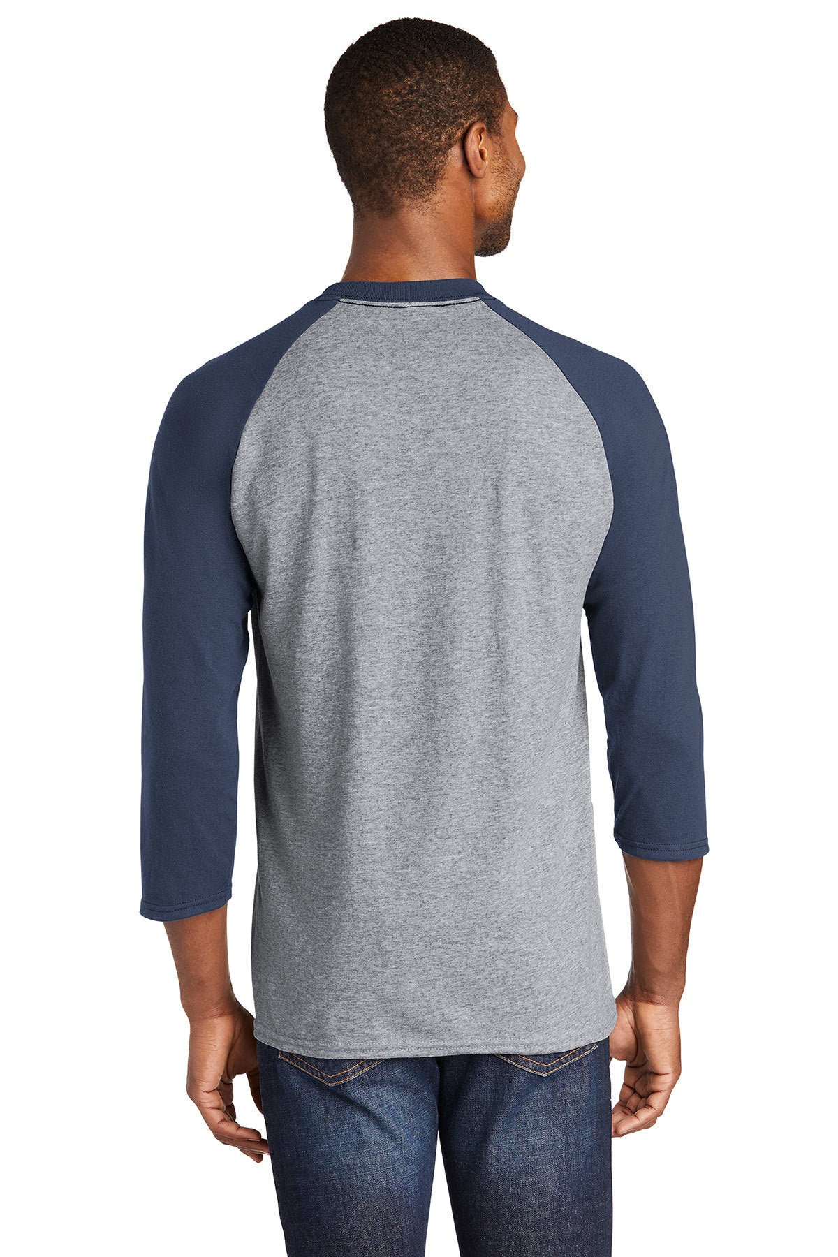 Port & Company Core Blend 3/4-Sleeve Raglan Tee