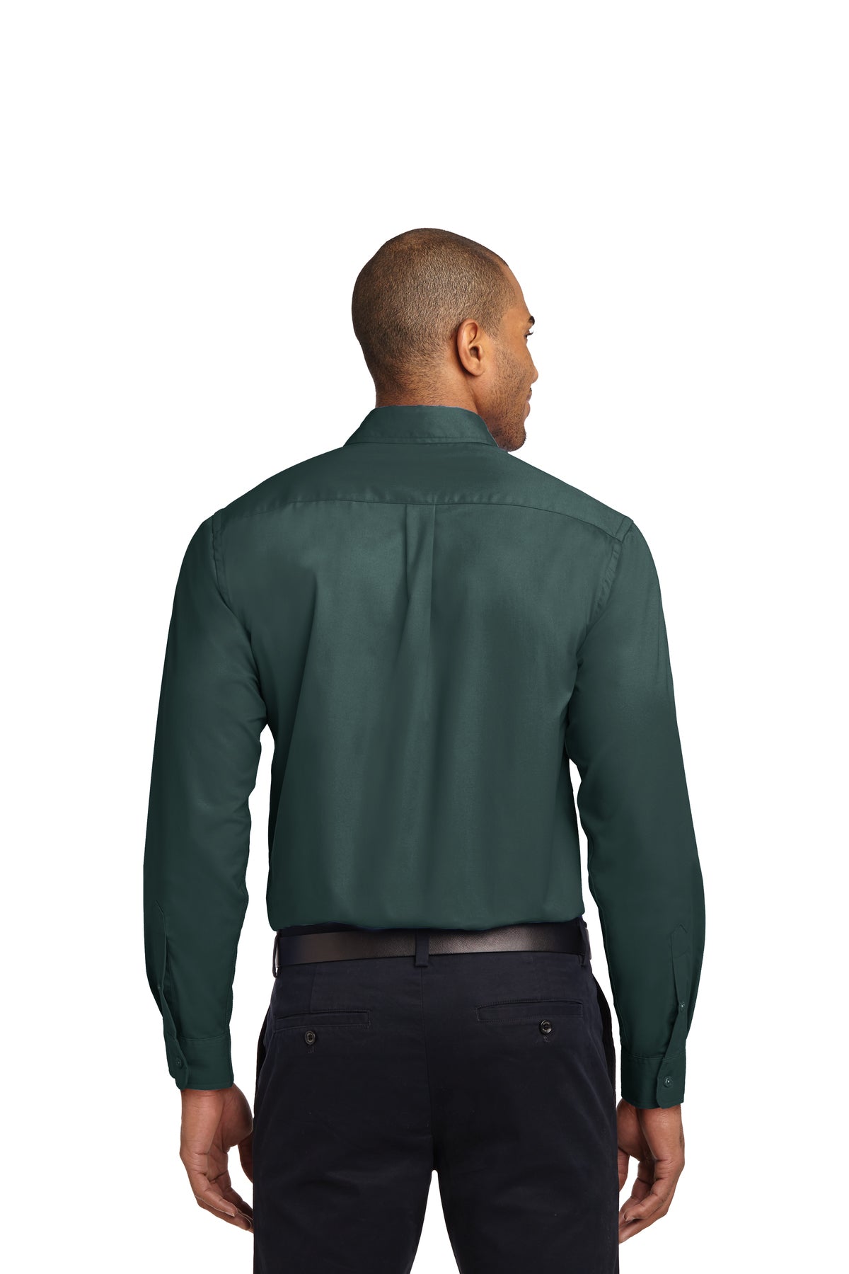 port authority_tls608 _dark green/ navy_company_logo_button downs