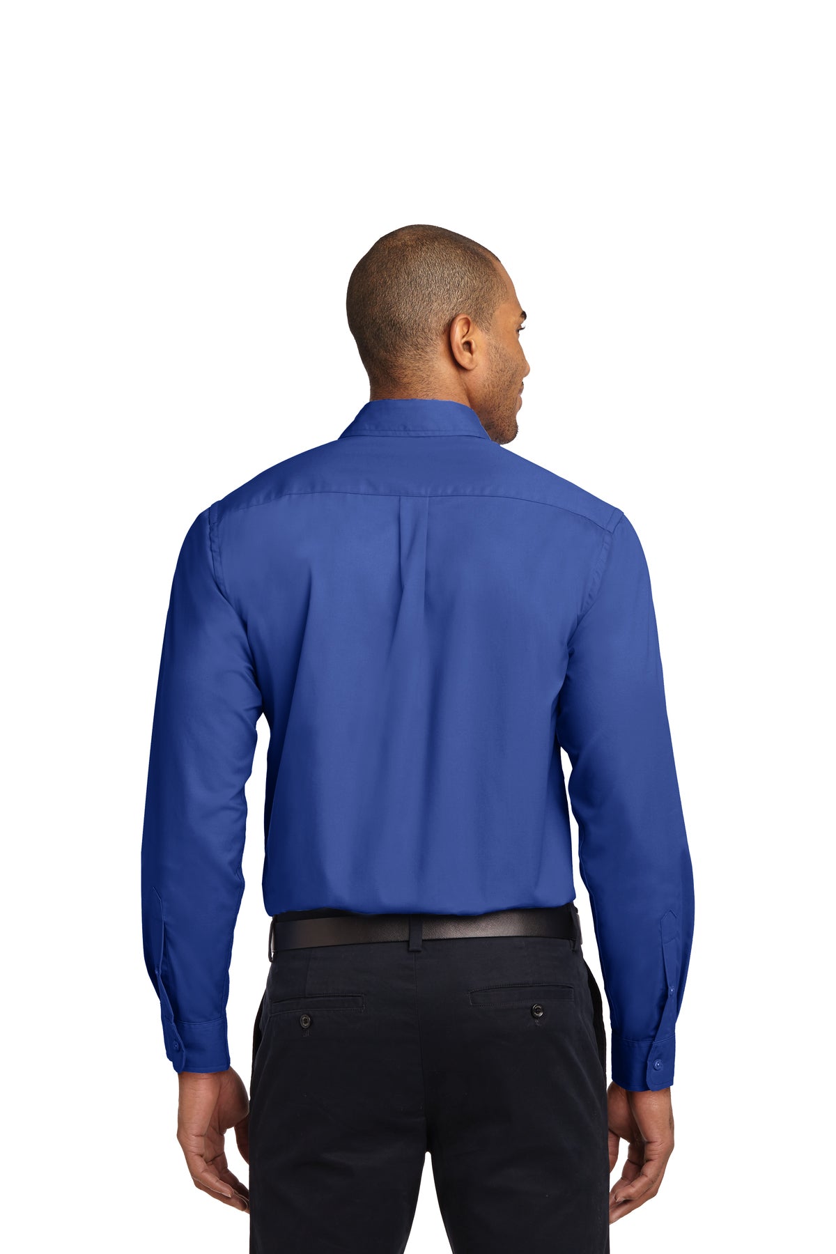 port authority_tls608 _royal/ classic navy_company_logo_button downs