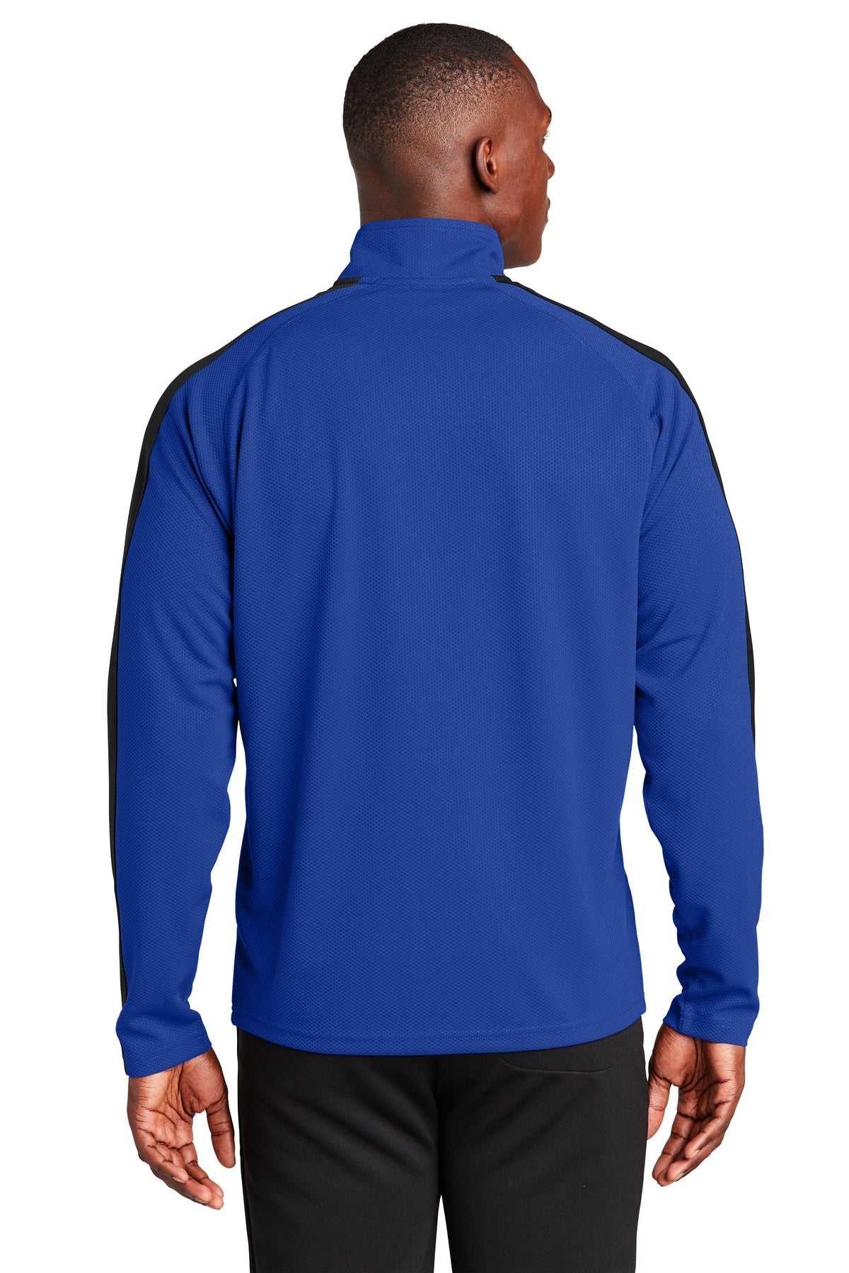 sport-tek_st861 _true royal/ black_company_logo_sweatshirts
