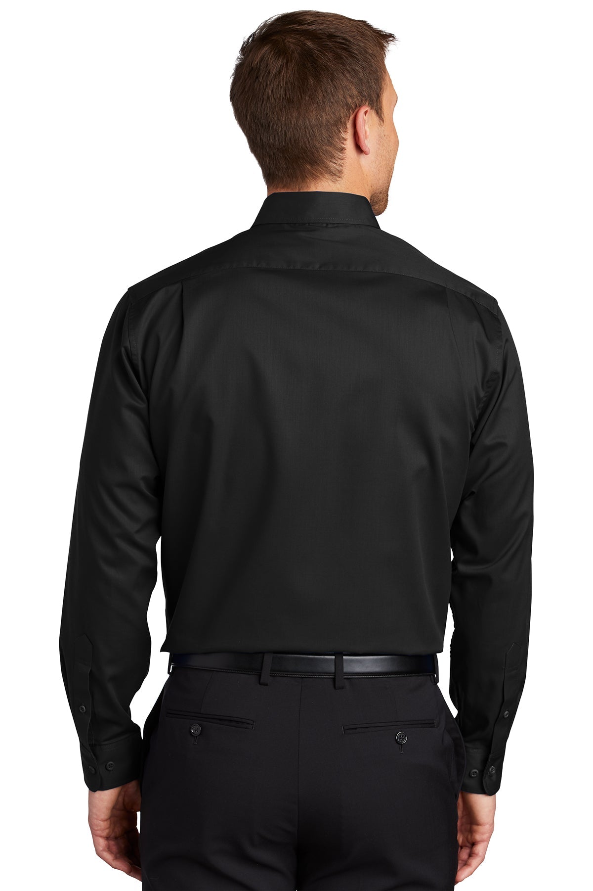 port authority_s663 _black_company_logo_button downs