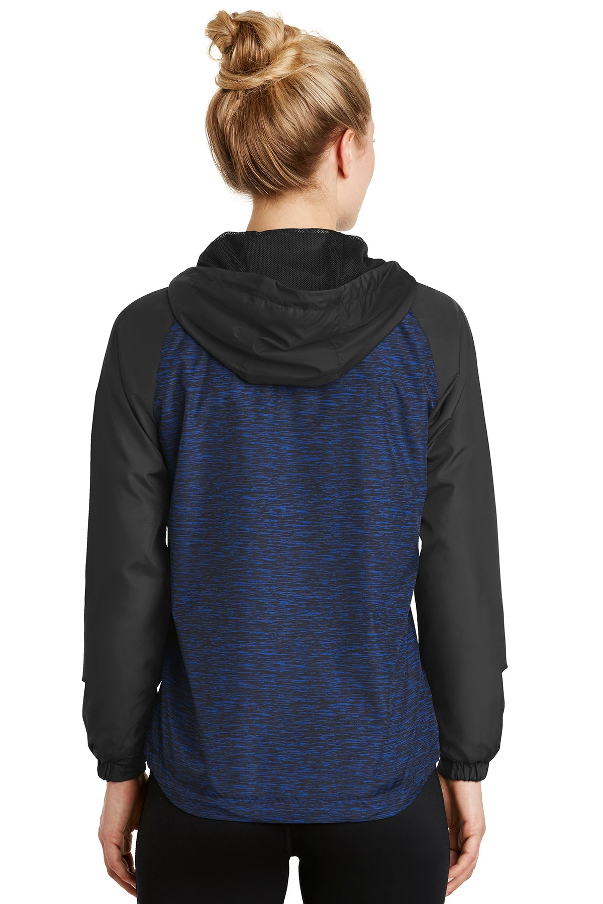 sport-tek_lst40 _true royal heather/ black_company_logo_jackets