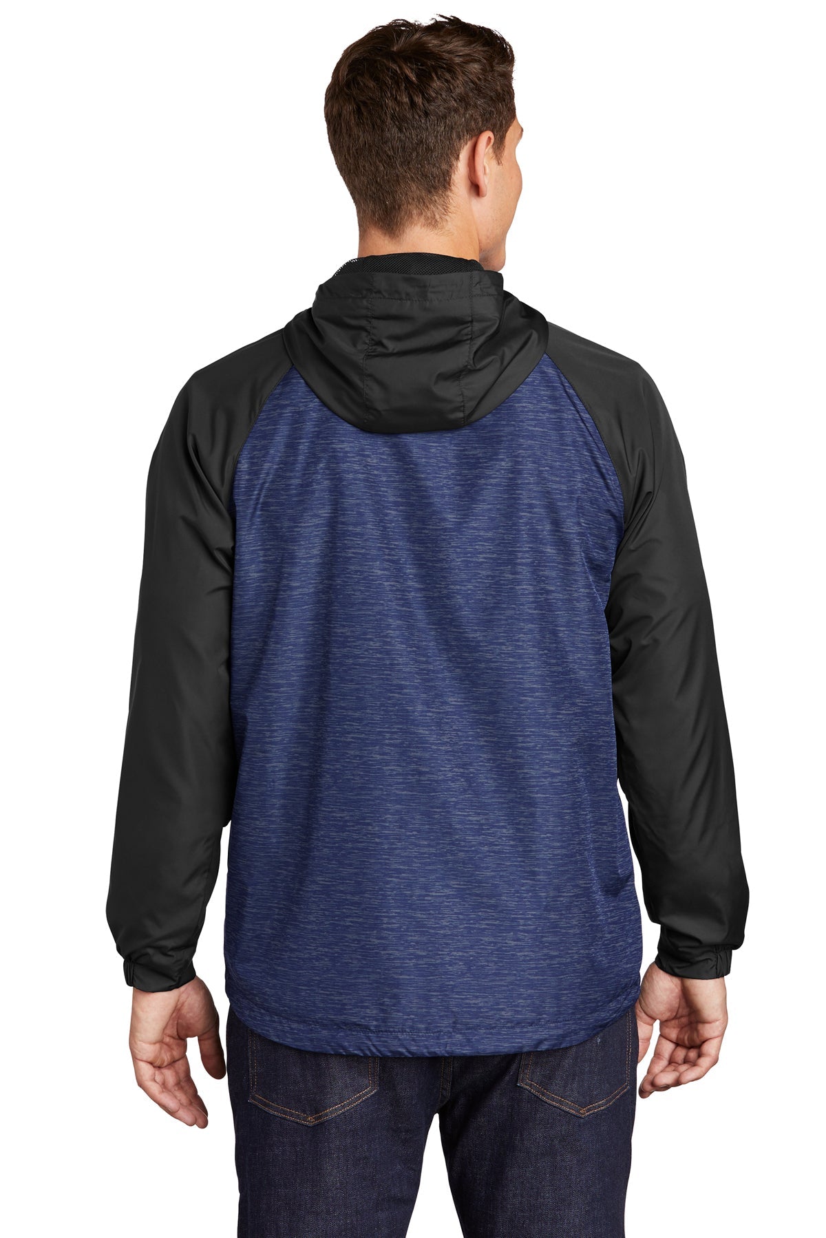 sport-tek_jst40 _true royal heather/ black_company_logo_jackets
