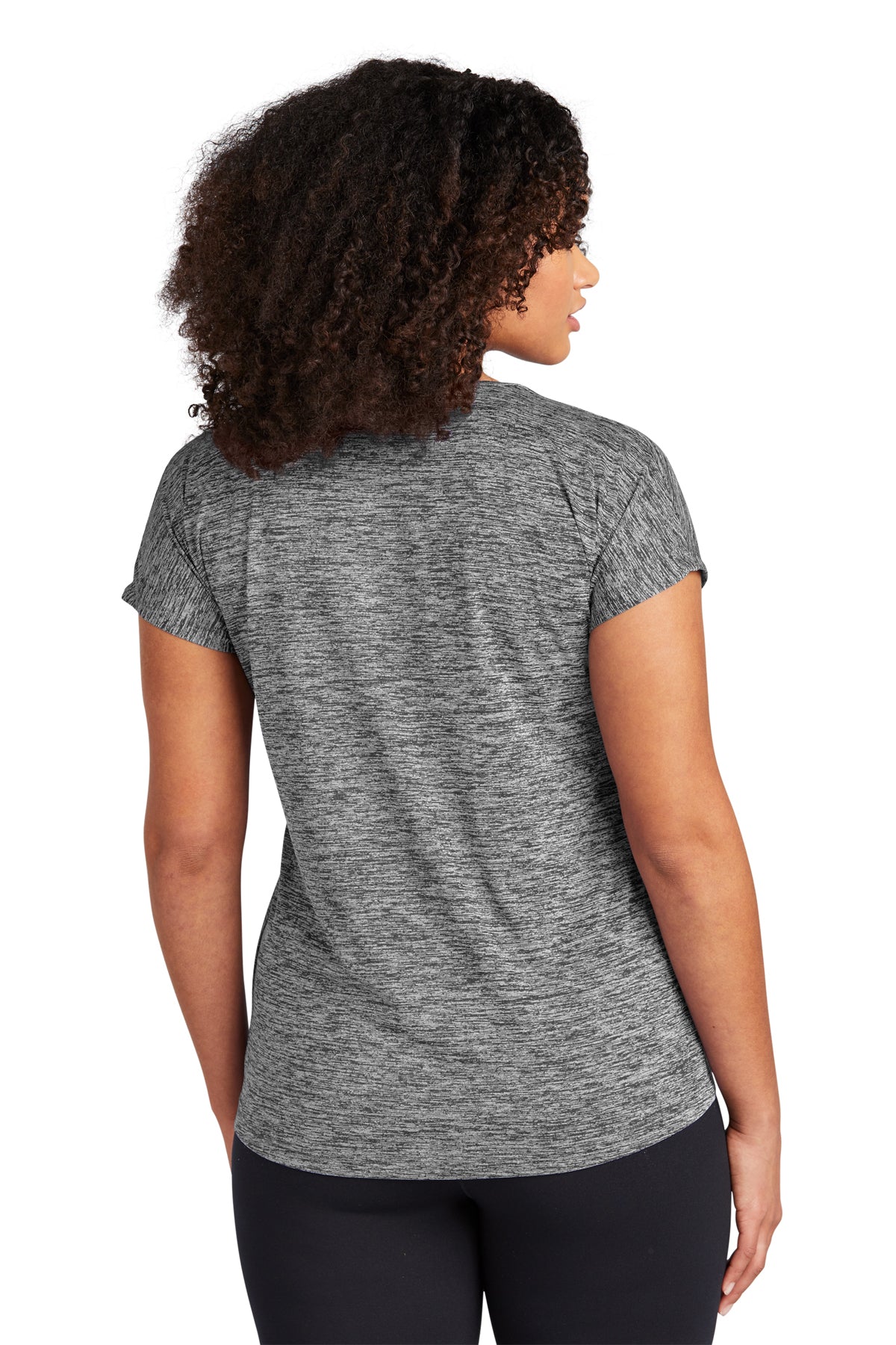 Sport-Tek Ladies PosiCharge Electric Heather Sporty Tee
