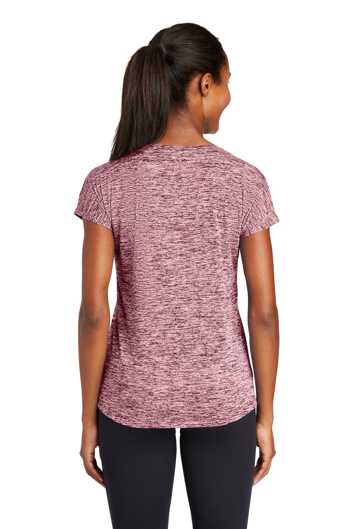 Sport-Tek Ladies PosiCharge Electric Heather Sporty Tee