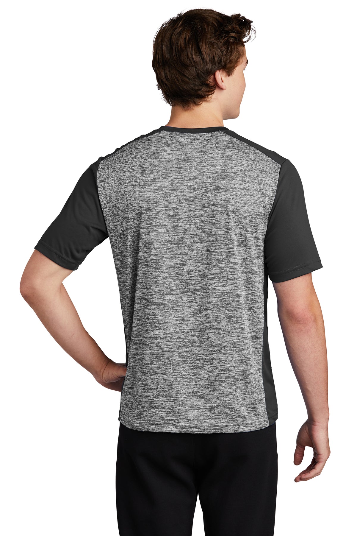 Sport-Tek PosiCharge Electric Heather Colorblock Tee