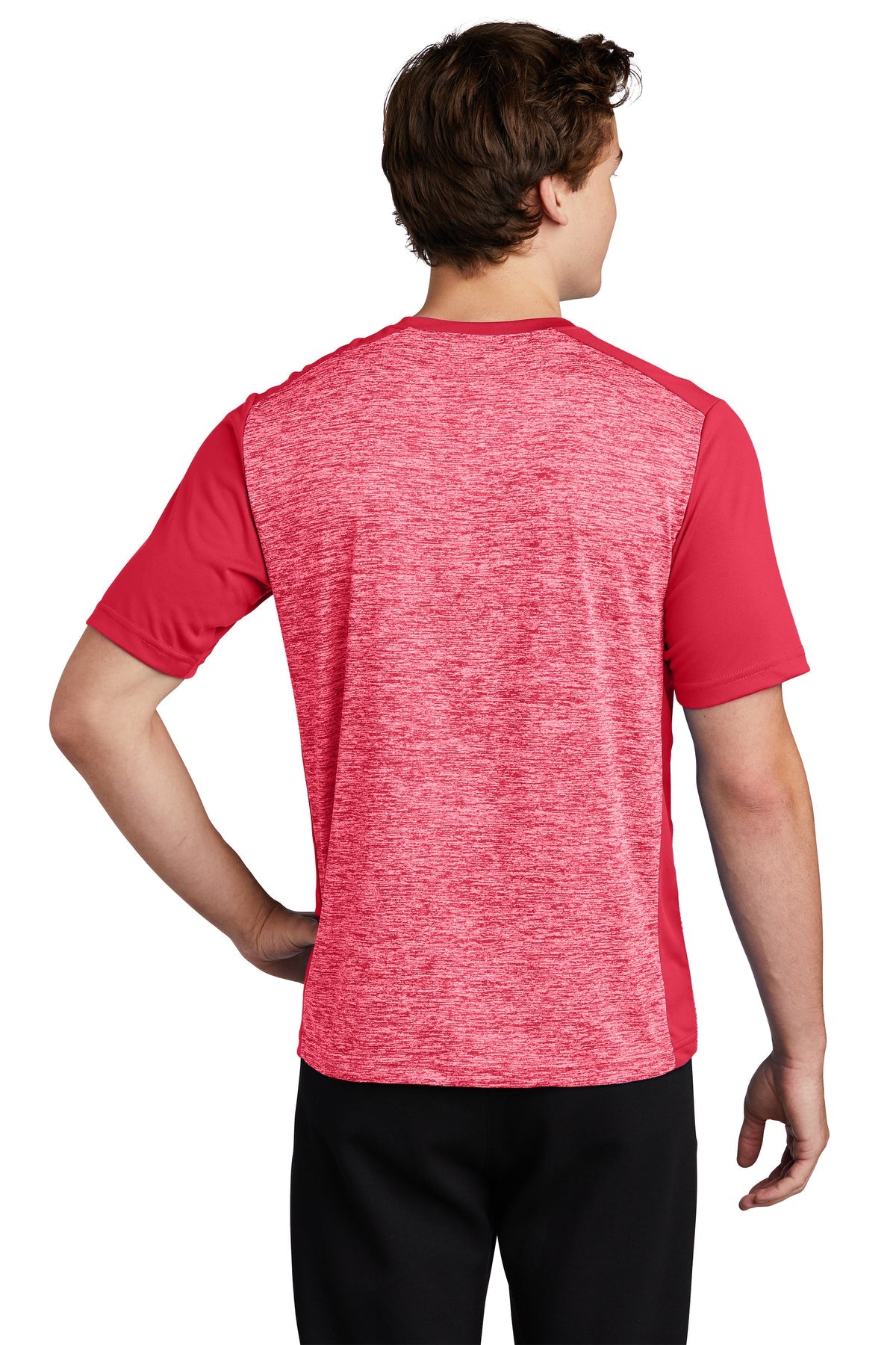 Sport-Tek PosiCharge Electric Heather Colorblock Tee