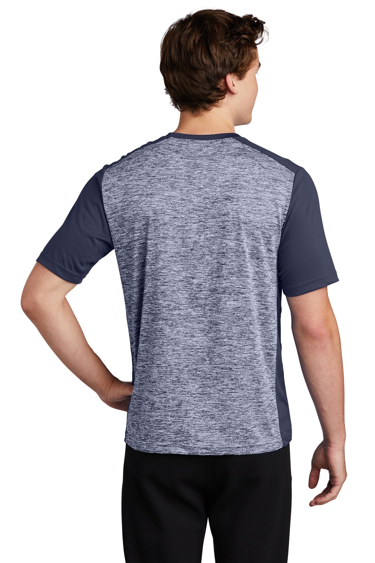 Sport-Tek PosiCharge Electric Heather Colorblock Tee