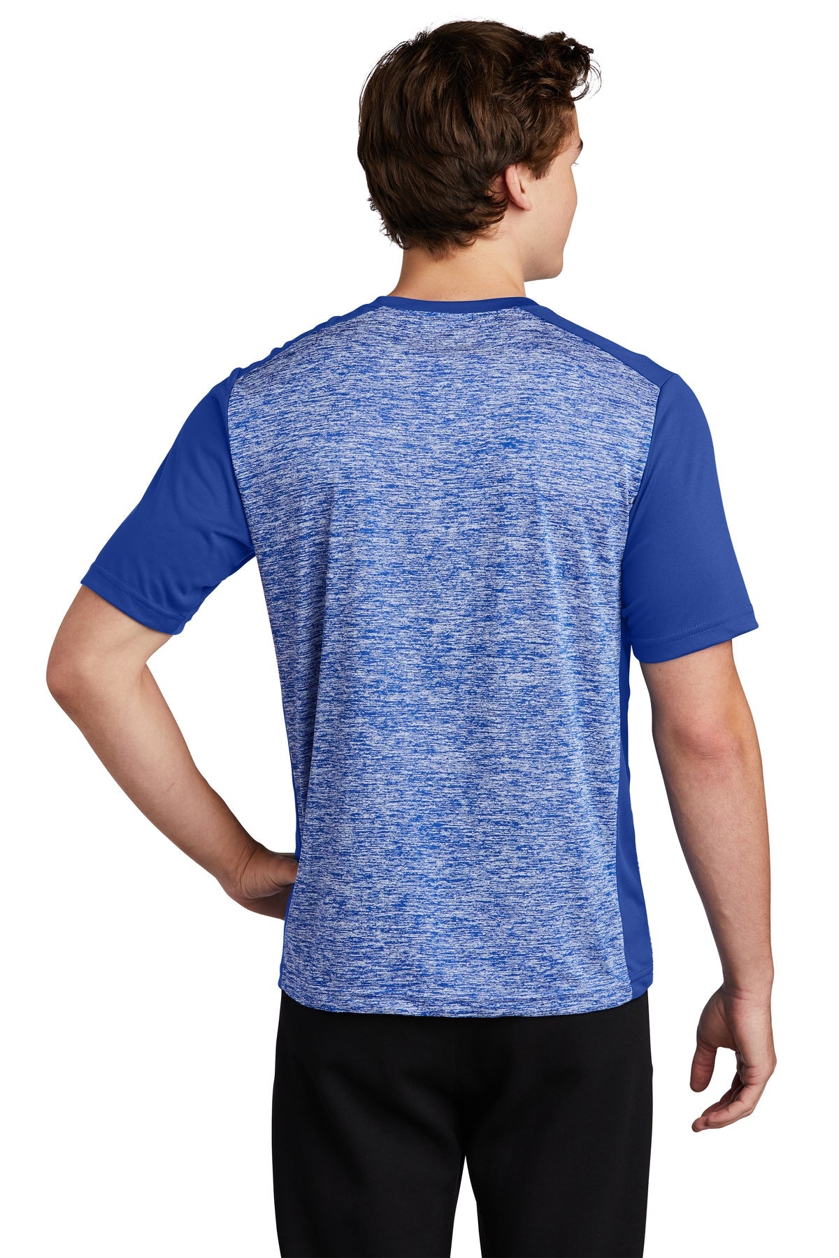 Sport-Tek PosiCharge Electric Heather Colorblock Tee