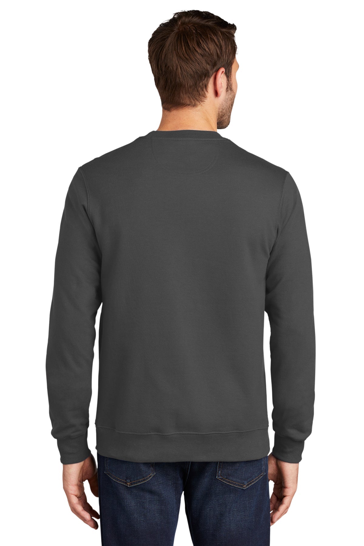 port & company_pc850 _charcoal_company_logo_sweatshirts