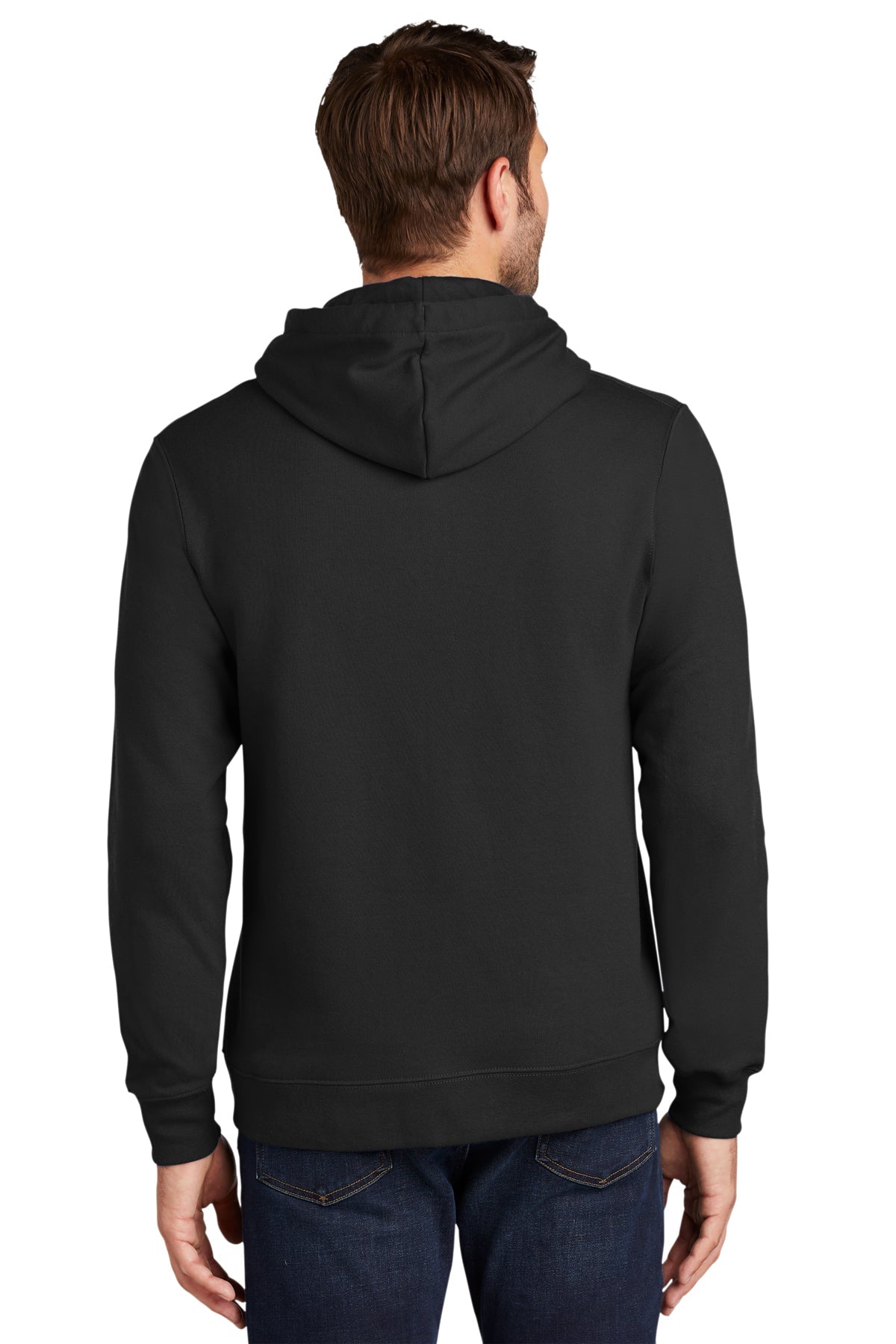 port & company_pc850h _jet black_company_logo_sweatshirts
