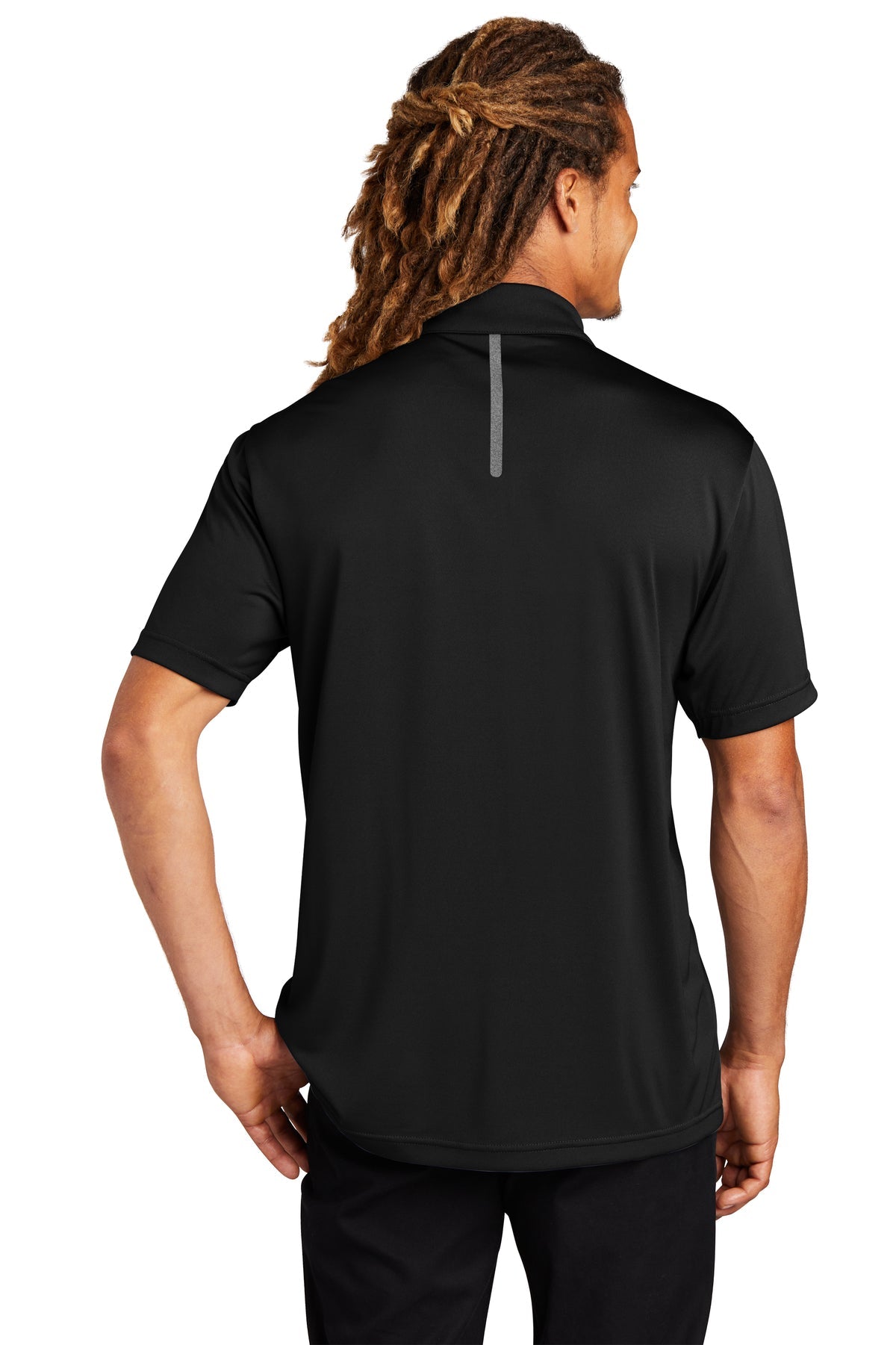 sport-tek_st620 _black/ heather grey_company_logo_polos