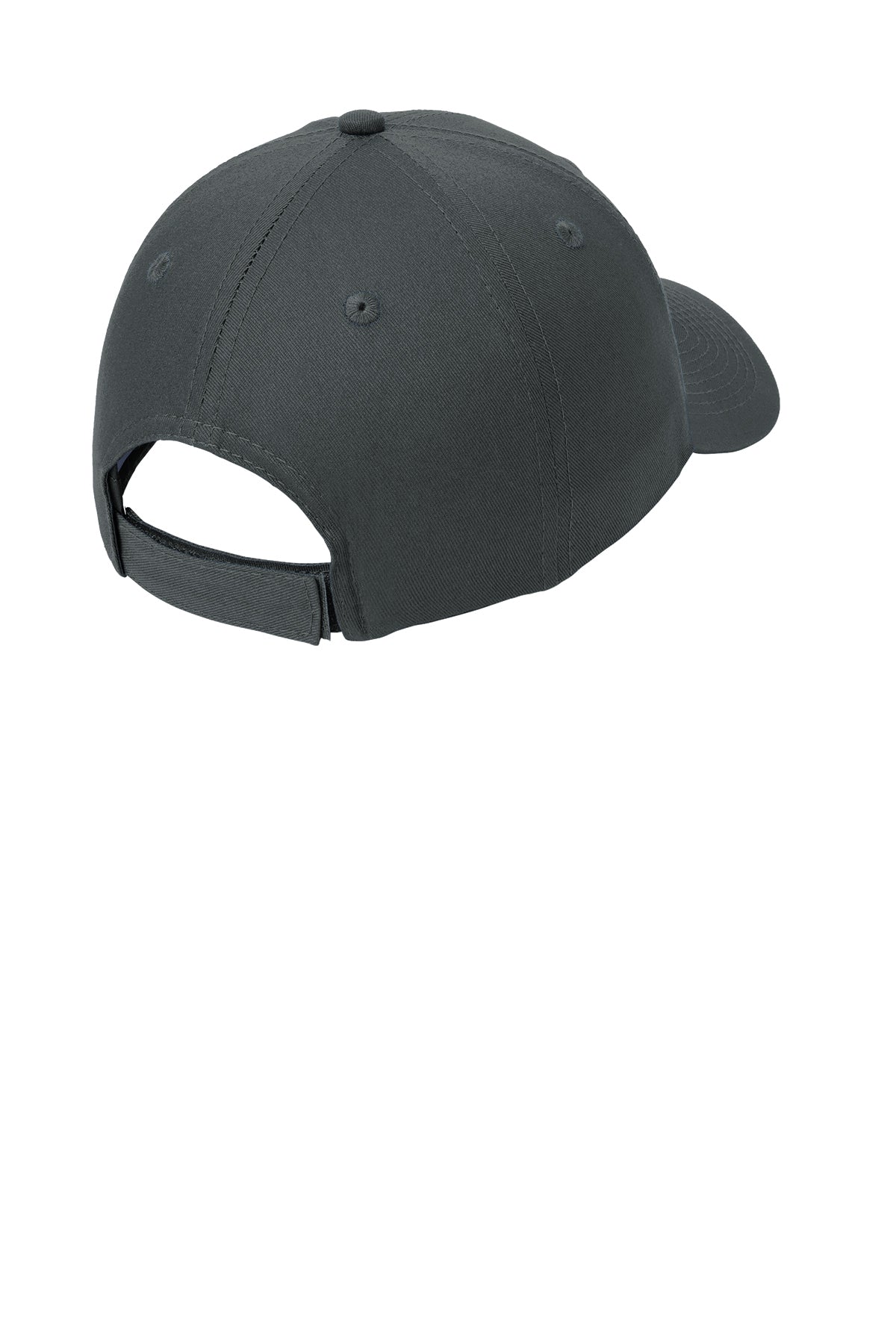 Port Authority Six Panel Twill Customized Caps, Charcoal