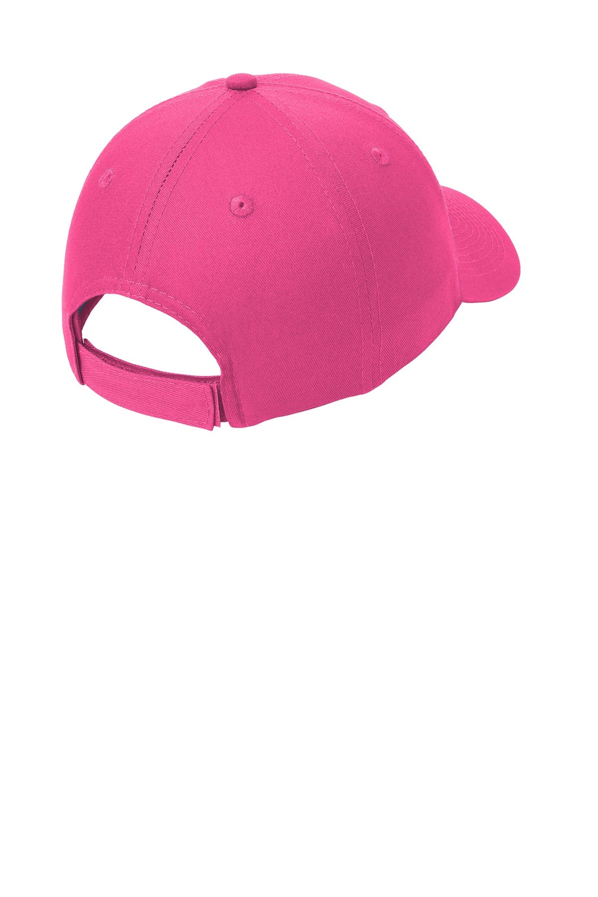 Port Authority Six Panel Twill Custom Caps, Neon Pink