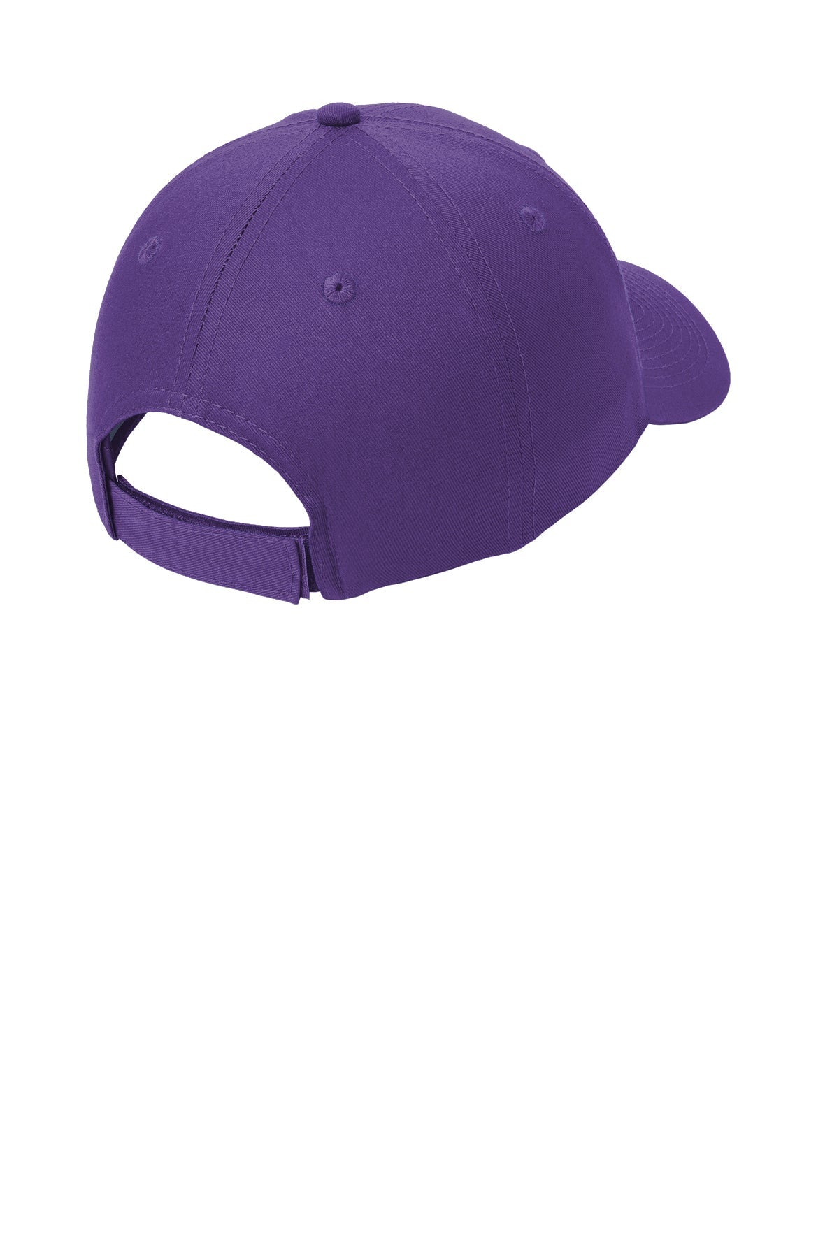 Port Authority Six Panel Twill Branded Caps, Purple